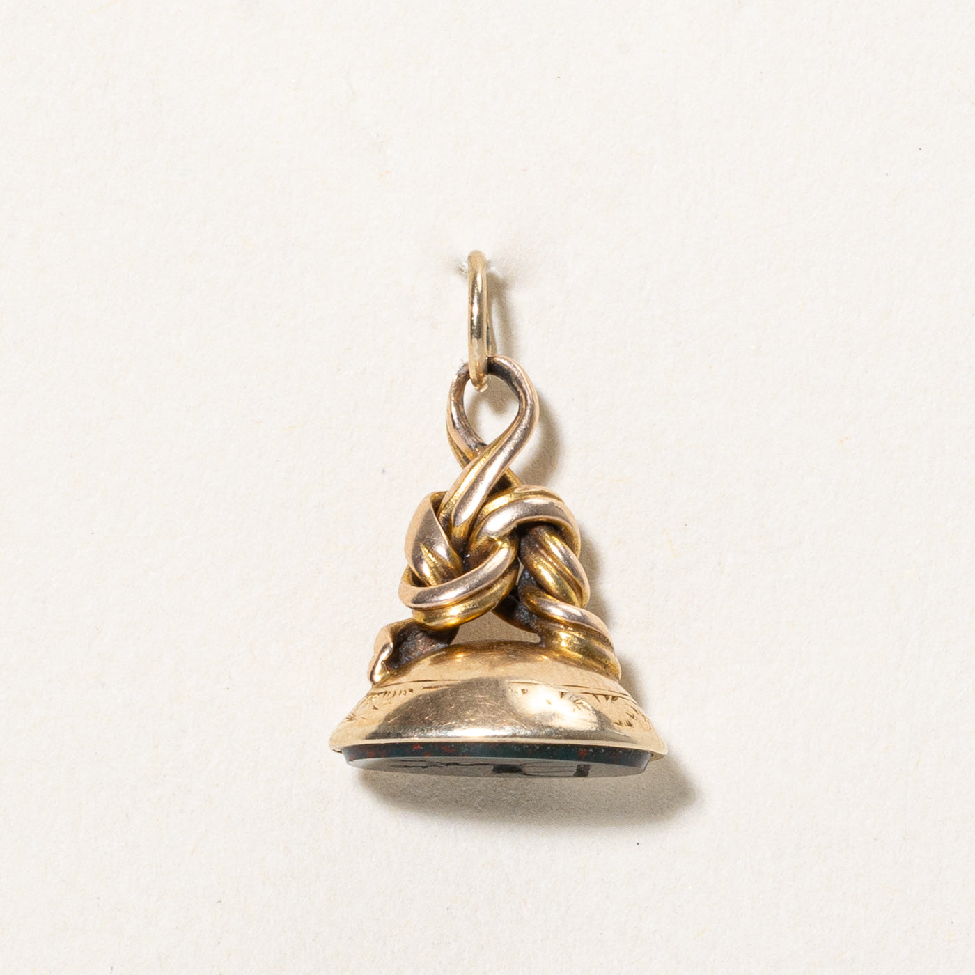 Antique Bloodstone Deer Fob Charm | 0.80ct