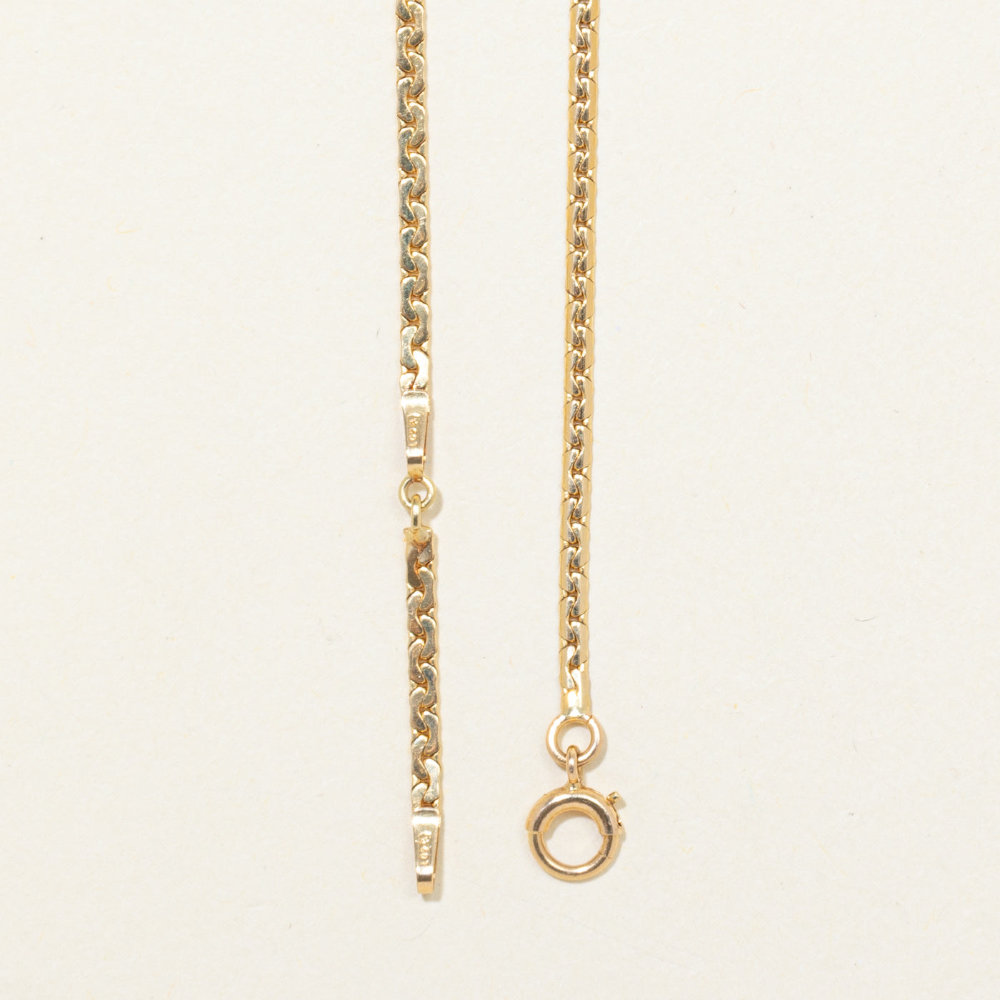 Two Tone Gold Heart Cut Diamond Necklace | 1.29ct VS1 G/H | 16.75"