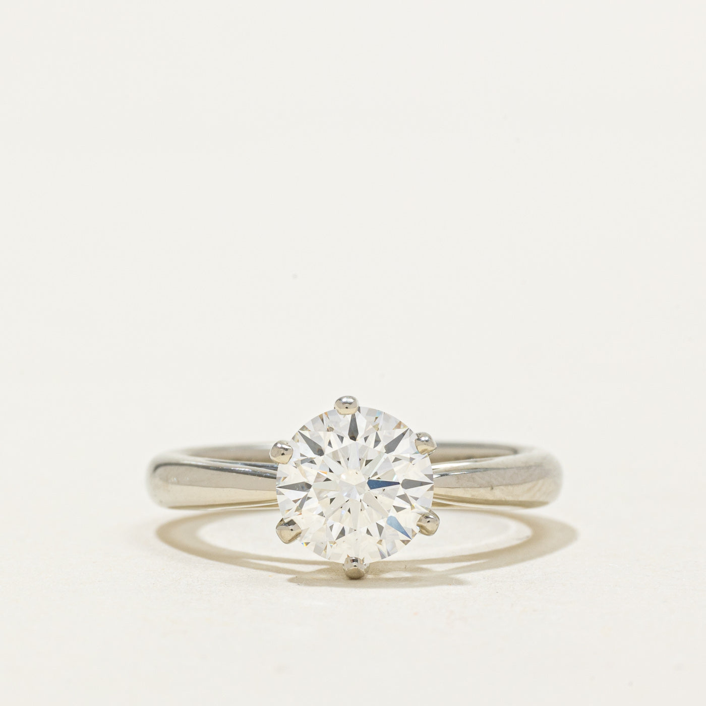 GIA Canadian Diamond Engagement Ring | GIA 1.19ct VS2 F Ex | SZ 4.5