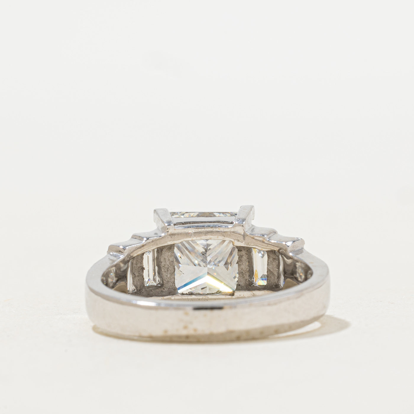 3.01ct GIA-graded Natural Diamond Engagement Ring | GIA 3.01ct | 0.80ctw | SZ 7.25