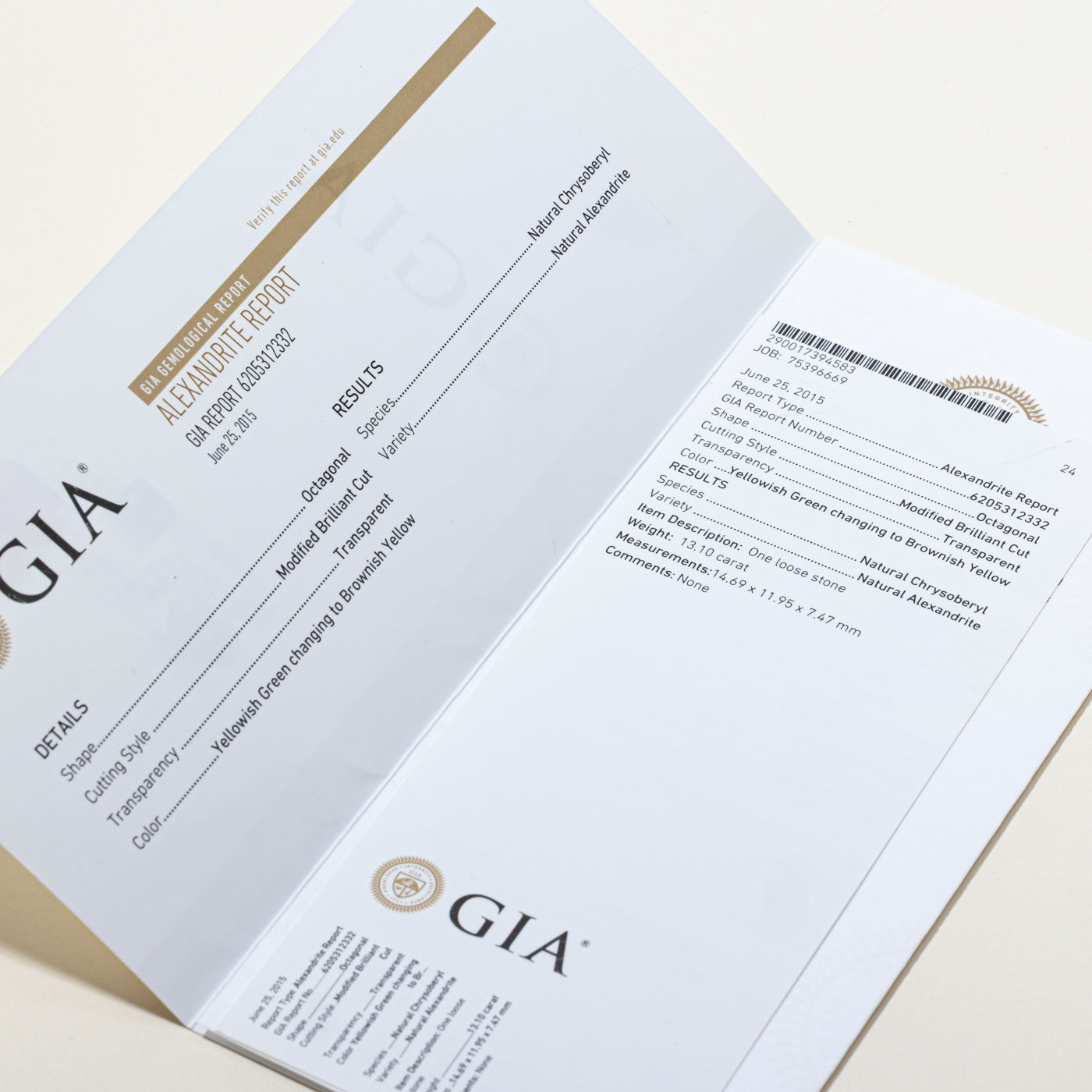 13.10ct GIA Untreated Alexandrite & Diamond Pendant | GIA 13.10ct | 0.30ctw