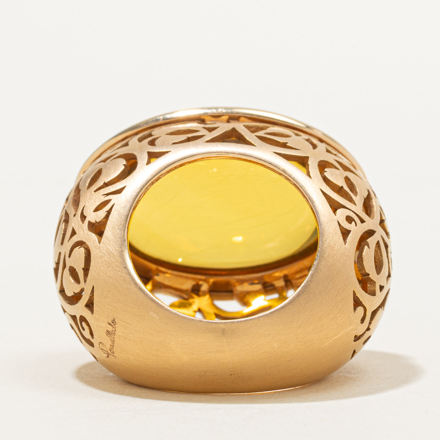 'Pomellato' Arabesque Amber Ring | 8.50ct | SZ 6