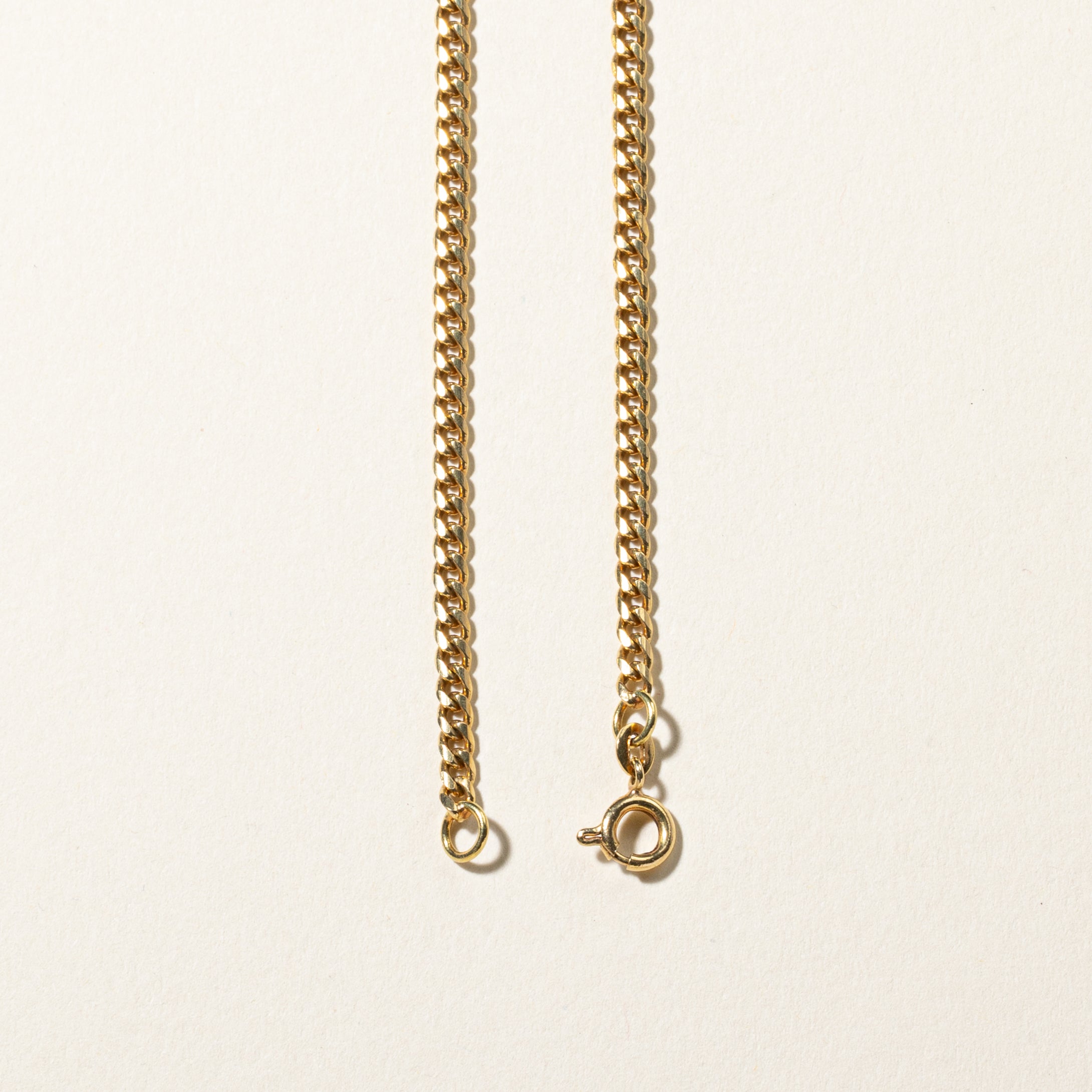 18K Yellow Gold Emerald & Diamond Necklace | 0.38ctw, 0.18ctw | 18.25" |