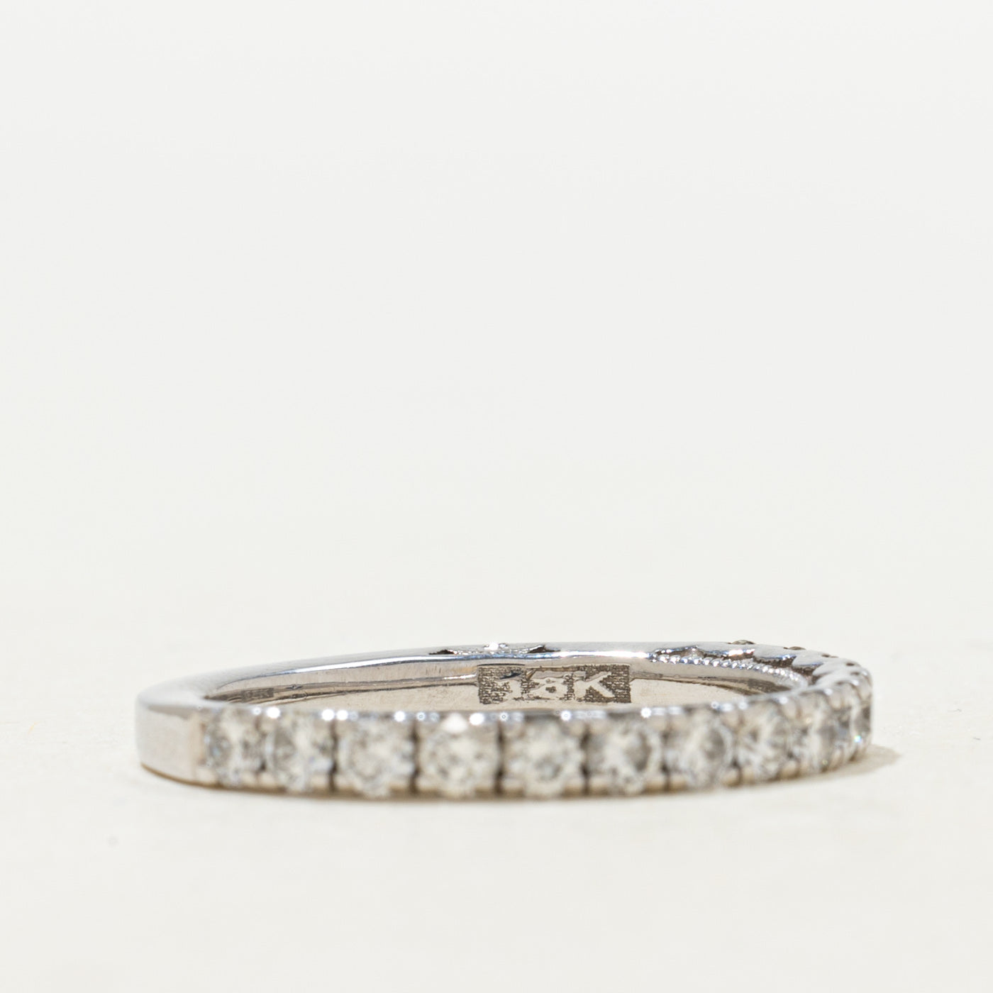 'Tacori' 18k Semi Eternity Diamond Band | 0.65ctw | 2.30mm | SZ 6.0