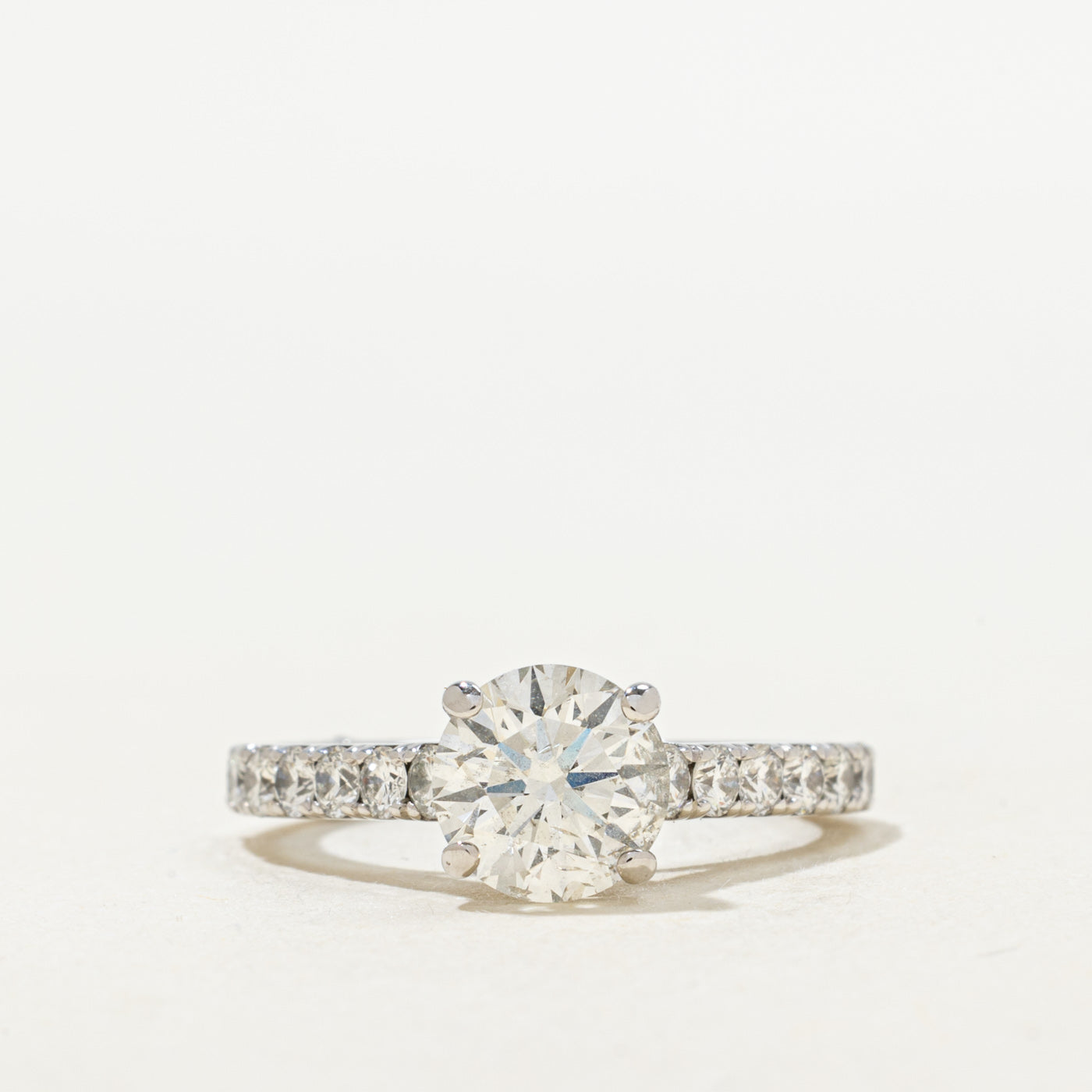 'Tacori' Diamond Accented Engagement Ring | 1.52ct I1 G/H, 0.63ctw | SZ 6.0