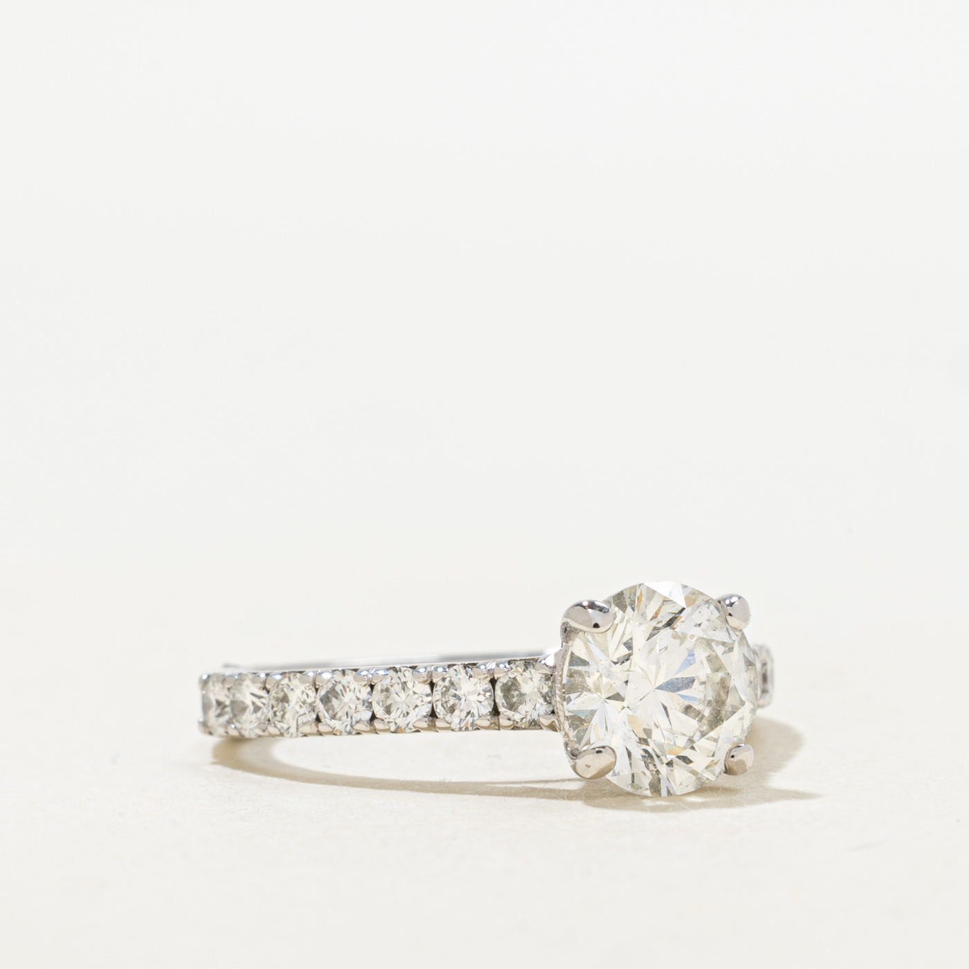 'Tacori' Diamond Accented Engagement Ring | 1.52ct I1 G/H, 0.63ctw | SZ 6.0