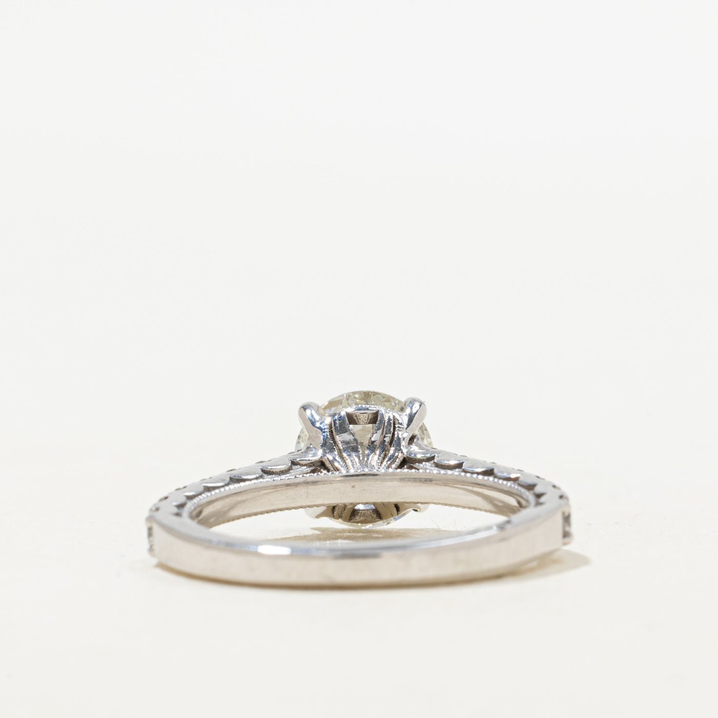 'Tacori' Diamond Accented Engagement Ring | 1.52ct I1 G/H, 0.63ctw | SZ 6.0