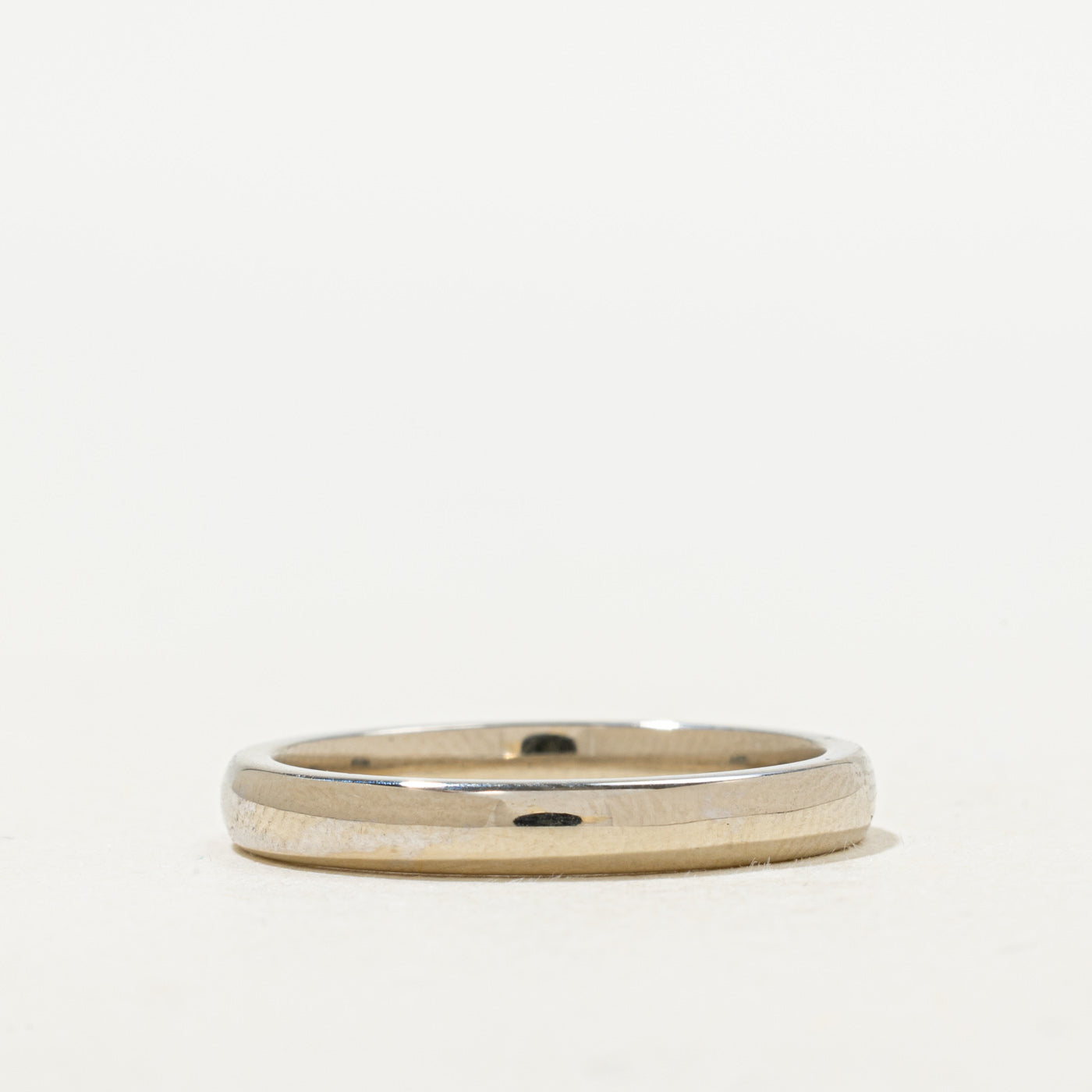 14k White Gold Band | 3.00mm | SZ 7.75