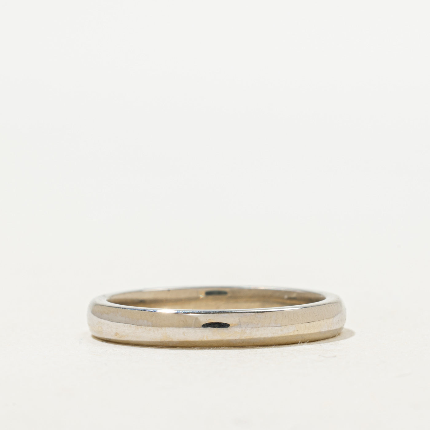 14k White Gold Band | 3.00mm | SZ 7.75