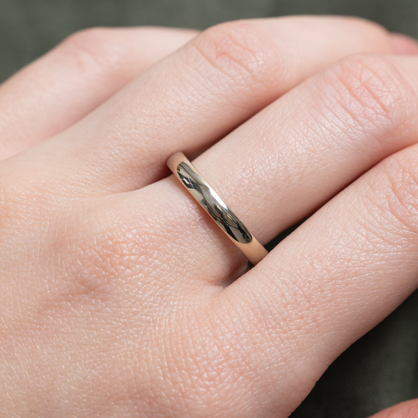 14k White Gold Band | 3.00mm | SZ 7.75