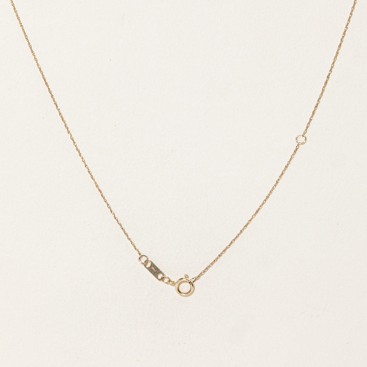 10k Pave Set Diamond Bee Pendant Necklace | 18"