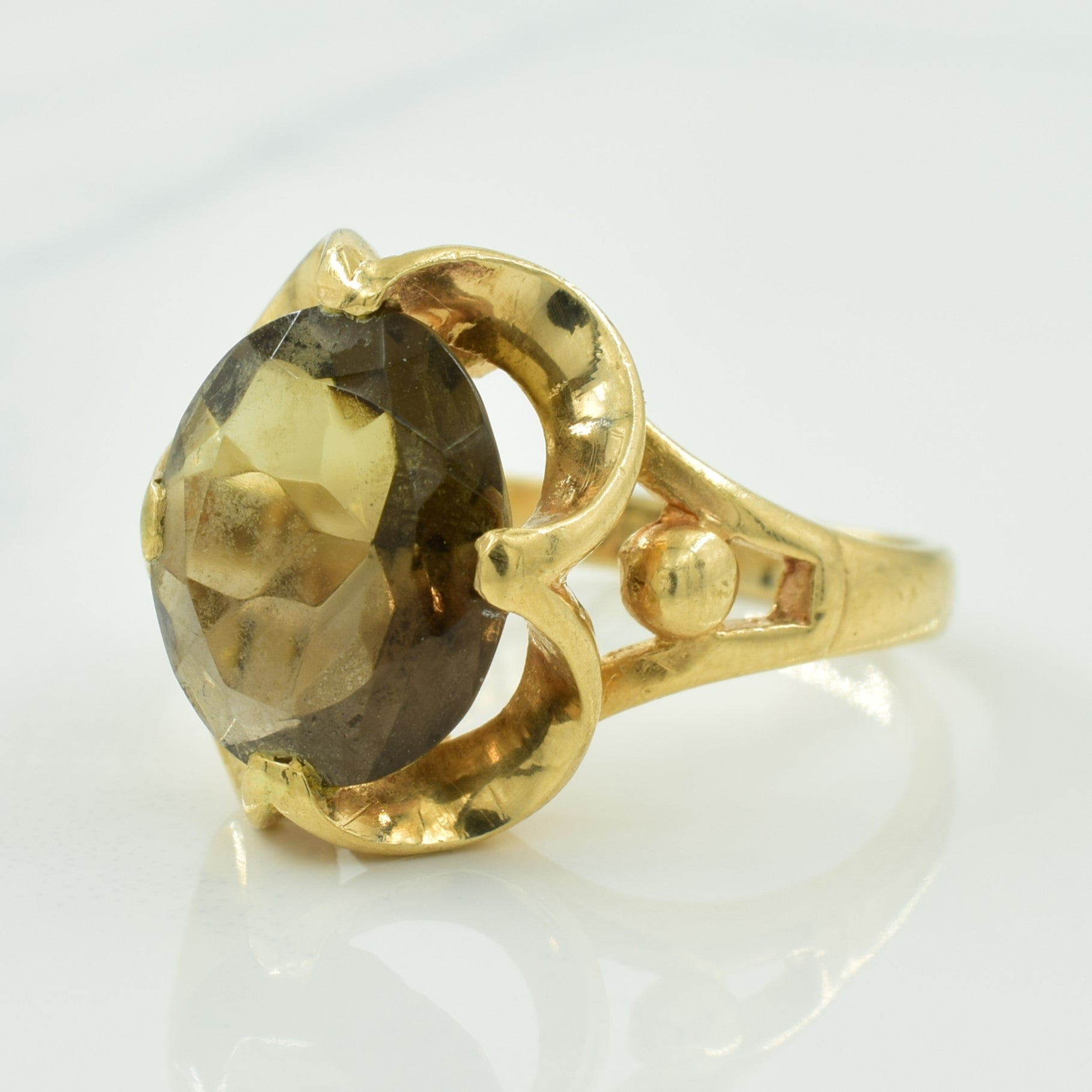 Smoky Quartz Ring | 4.50ct | SZ 6.25 |