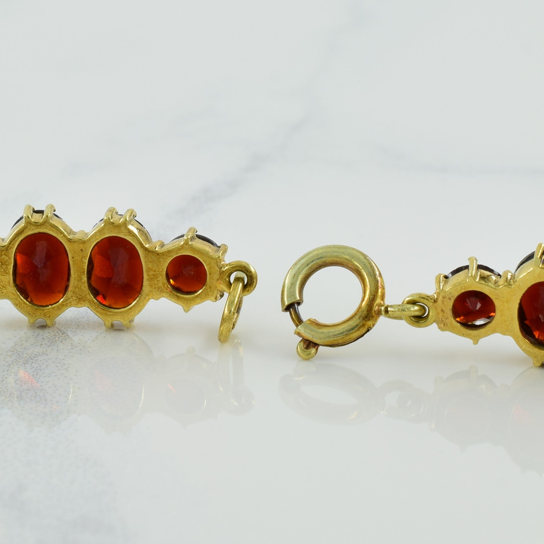 Garnet Bracelet | 21.00ctw | 7.5" |