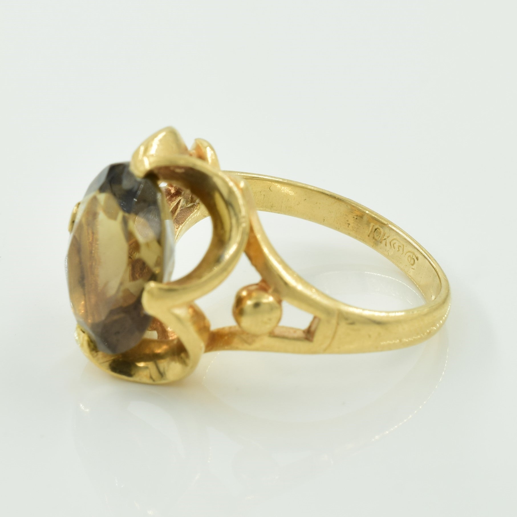 Smoky Quartz Ring | 4.50ct | SZ 6.25 |