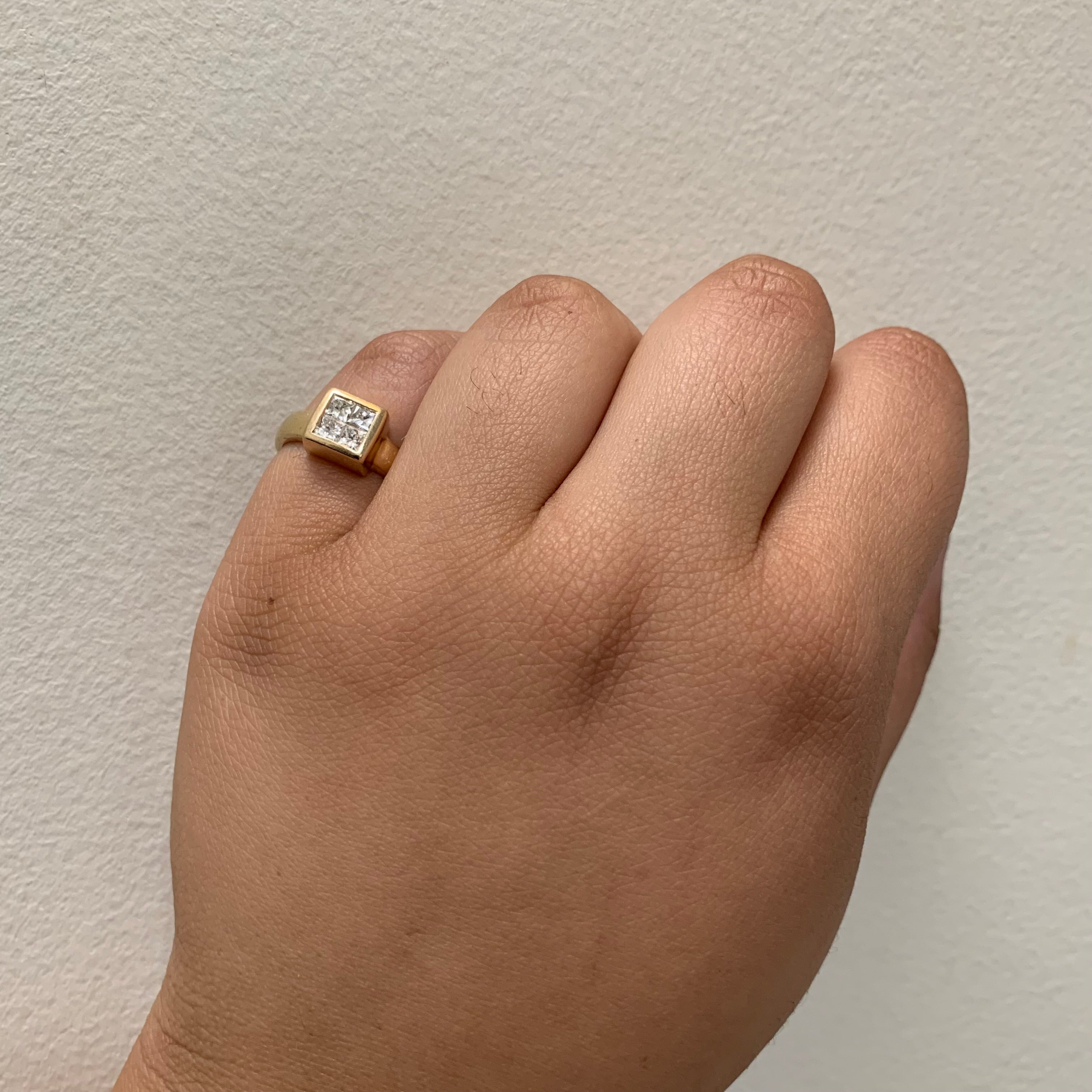 Four Stone Princess Cut Diamond Ring | 0.56ctw | SZ 6 |