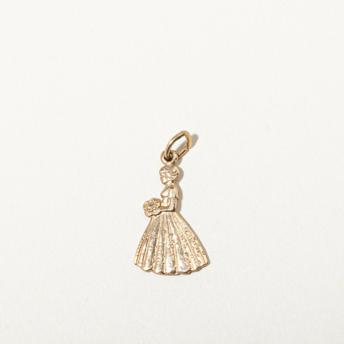 10k Yellow Gold Bride Charm