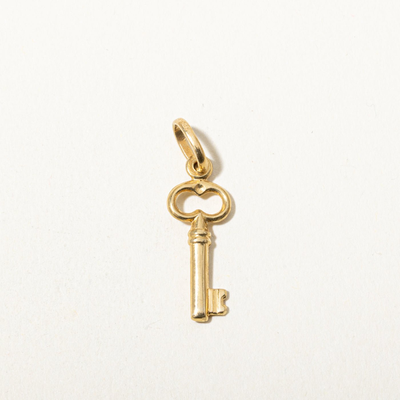 18k Yellow Gold Key Charm