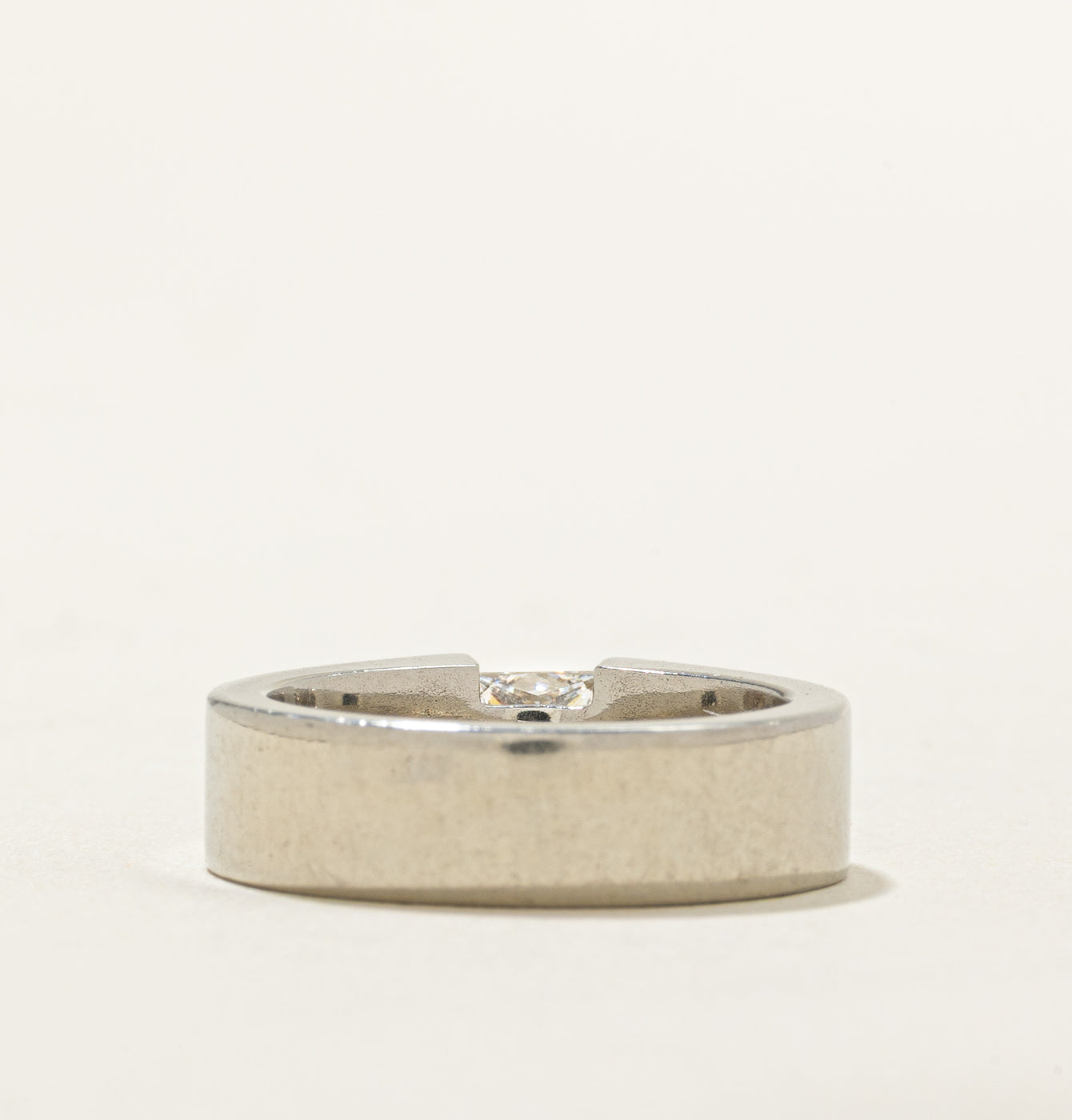 Tension Set Solitaire Diamond Ring | 0.55ct | SZ 5.25 |