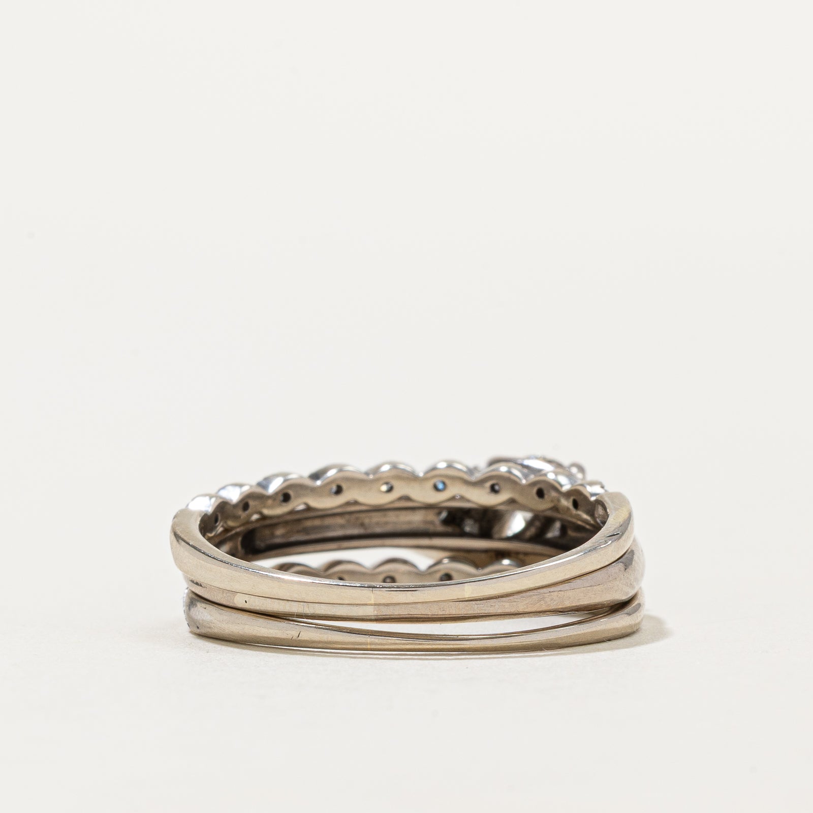 Milgrain Detail Soldered Diamond Engagement Ring | 0.79ct | 9.25