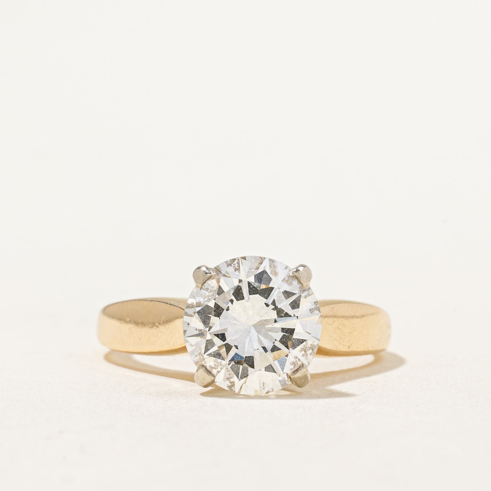 2.16ct Natural Diamond Engagement Ring | 2.16ct VS2 I/J | SZ 5.5 |