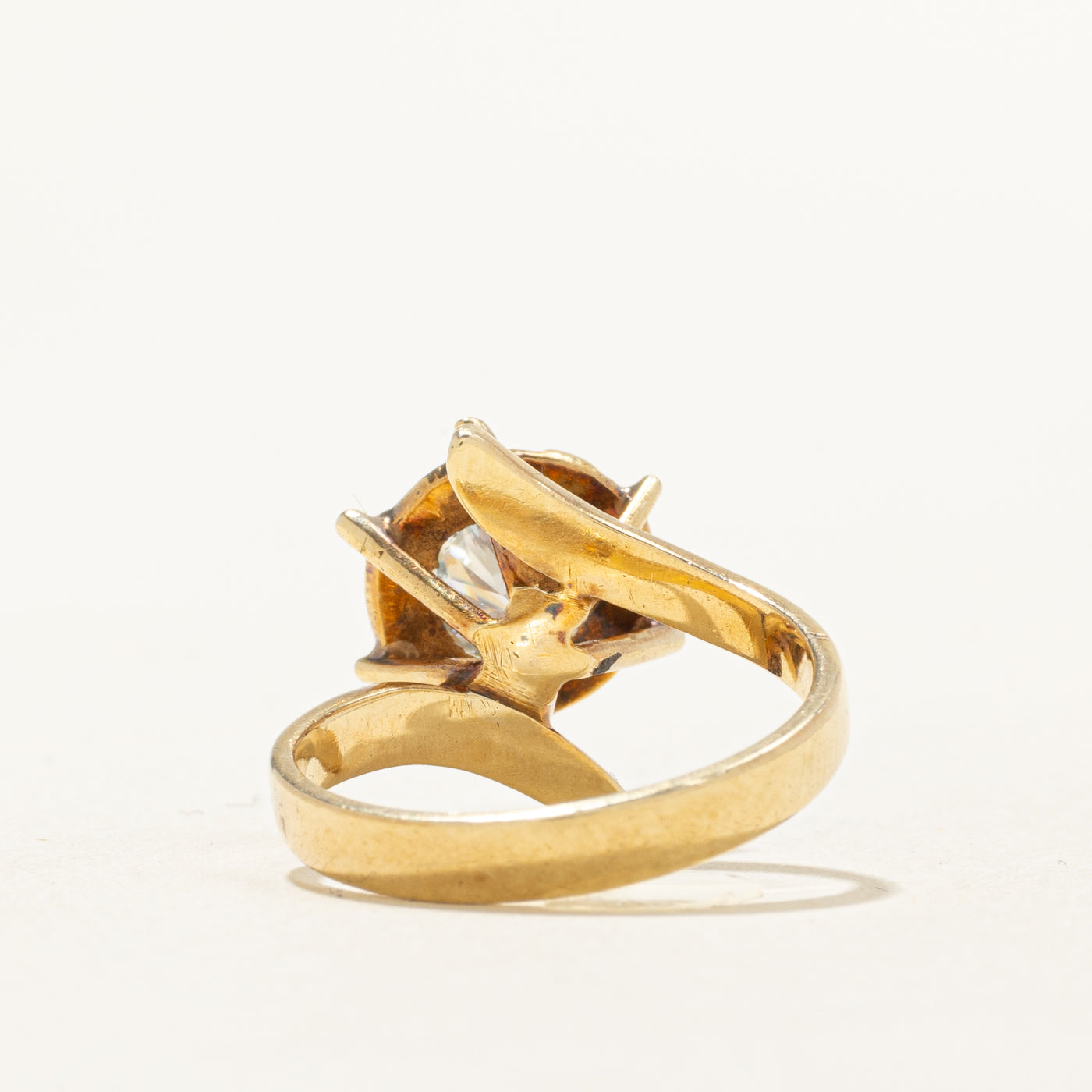 Ship Wheel Diamond Bypass Ring | 0.91ct | SZ 5.75 |