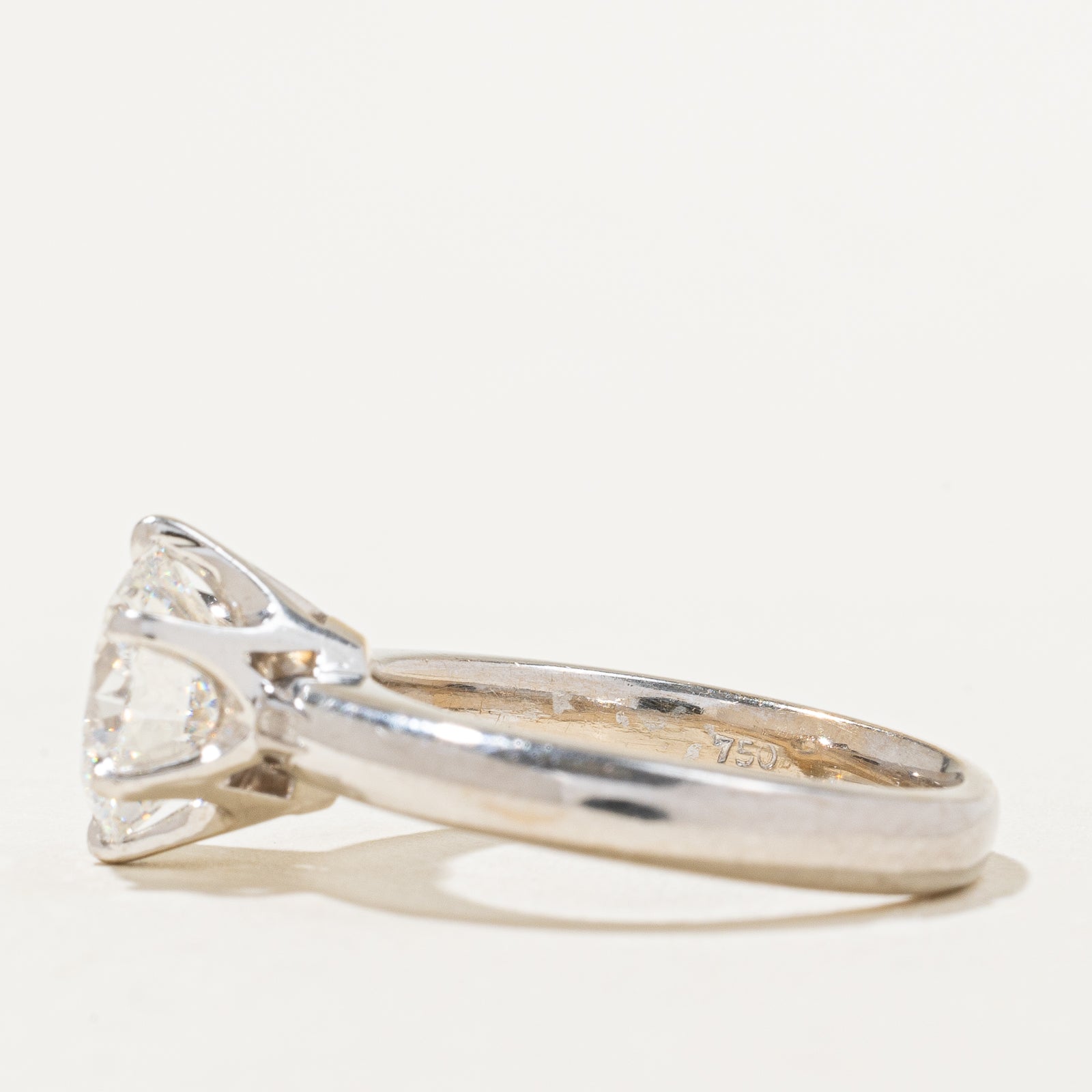 2ct+ Natural Diamond Solitaire Ring with GIA grading | 2.03ct VVS1 G Ex | SZ 5.5 |
