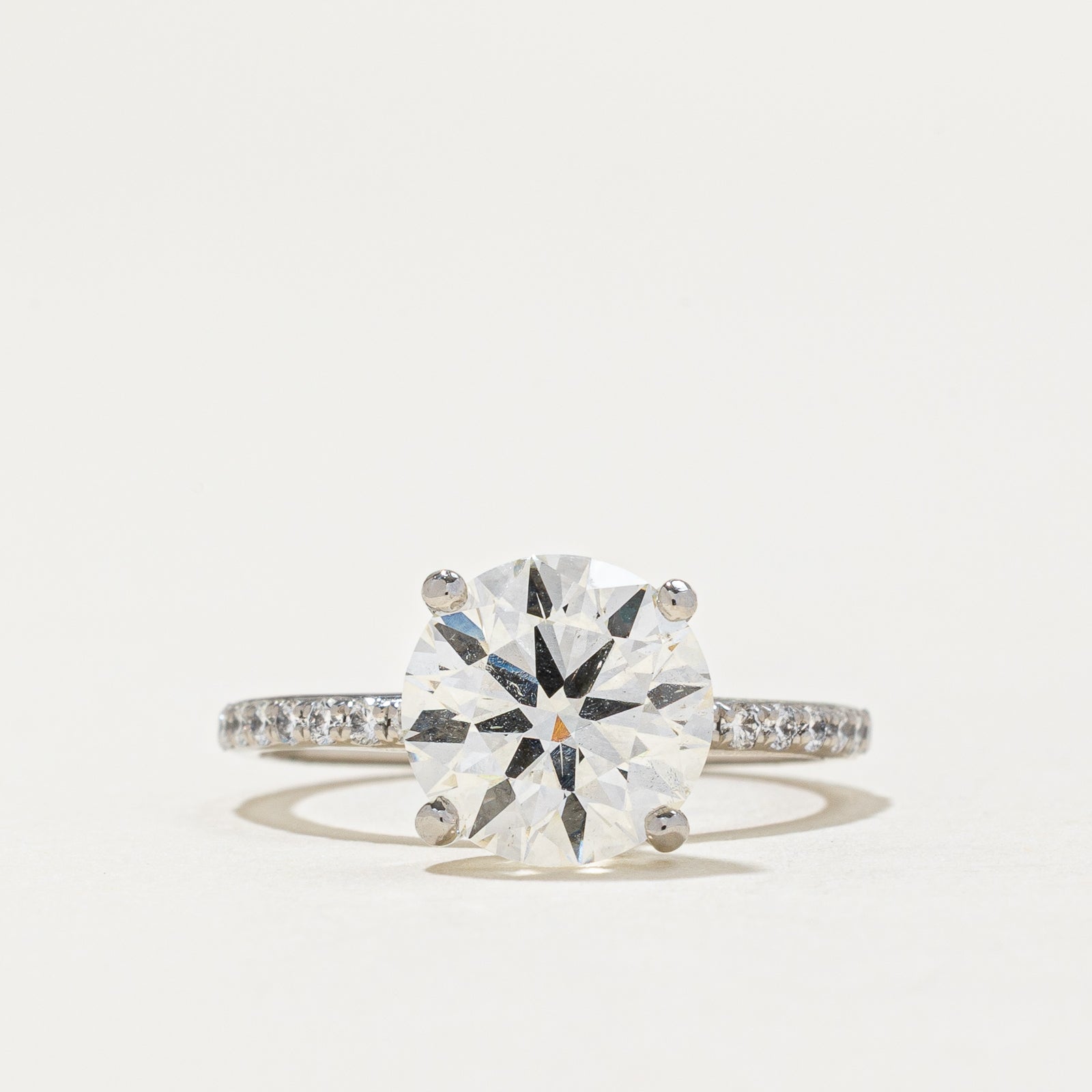 'Birks' 2.64ct GIA-graded Natural Diamond Engagement Ring | GIA 2.64ct SI1 I Excellent Cut | 0.18ctw | SZ 5 |