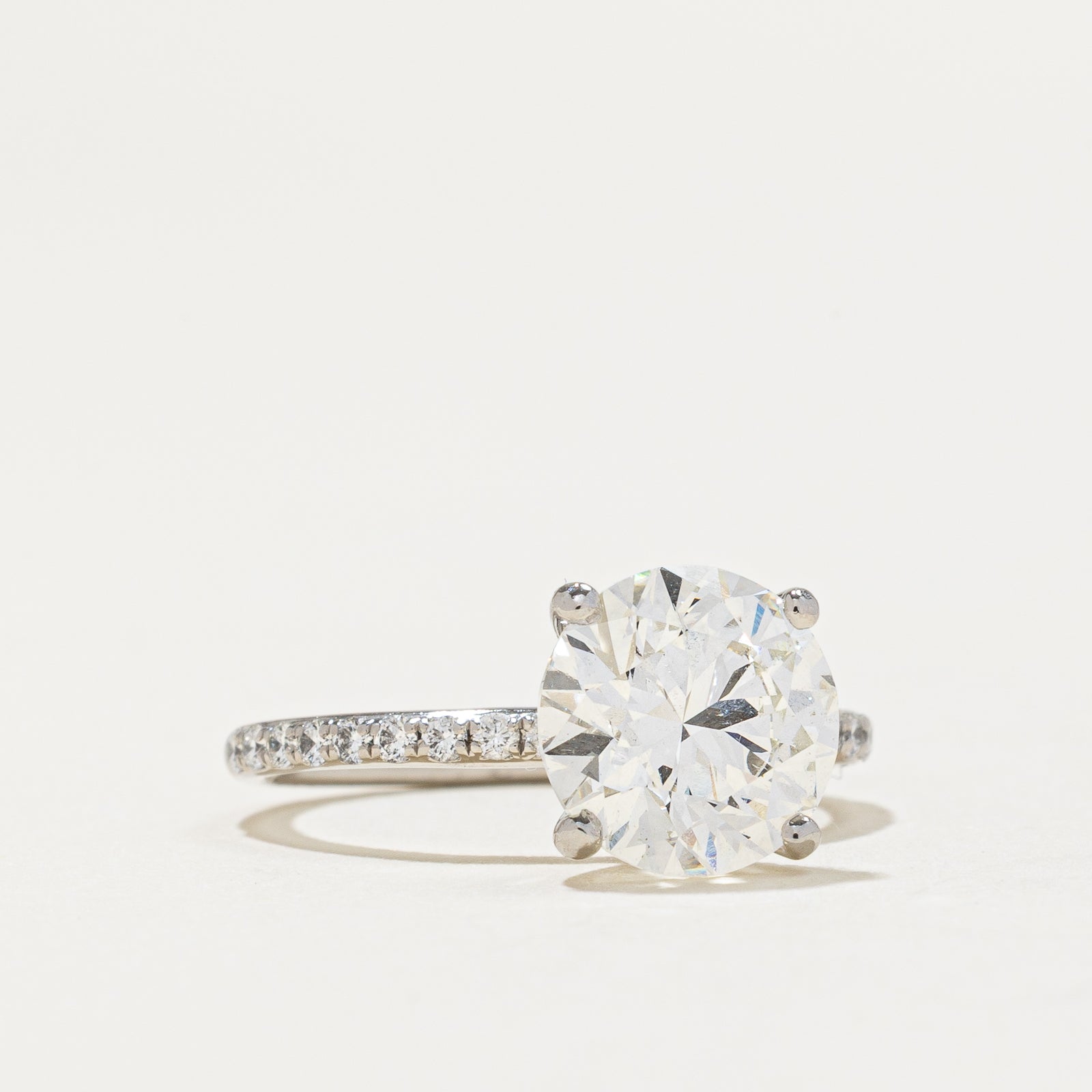 'Birks' 2.64ct GIA-graded Natural Diamond Engagement Ring | GIA 2.64ct SI1 I Excellent Cut | 0.18ctw | SZ 5 |