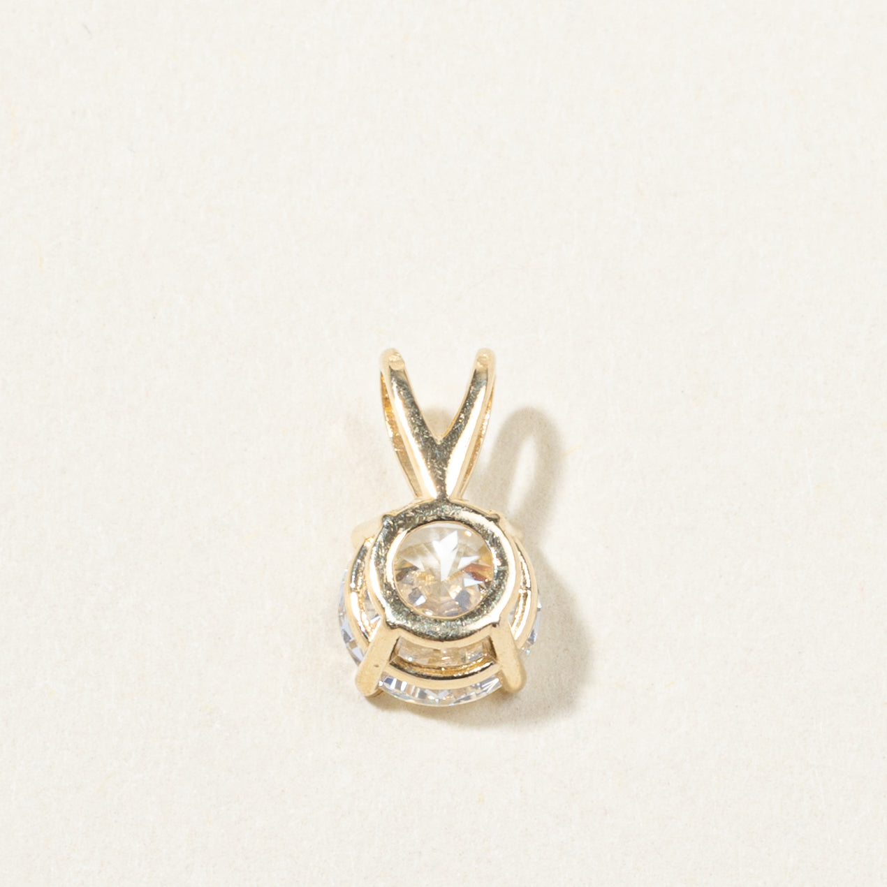 GIA Round Brilliant Cut Solitaire Diamond Pendant | GIA 1.0ct VS2 I Ex