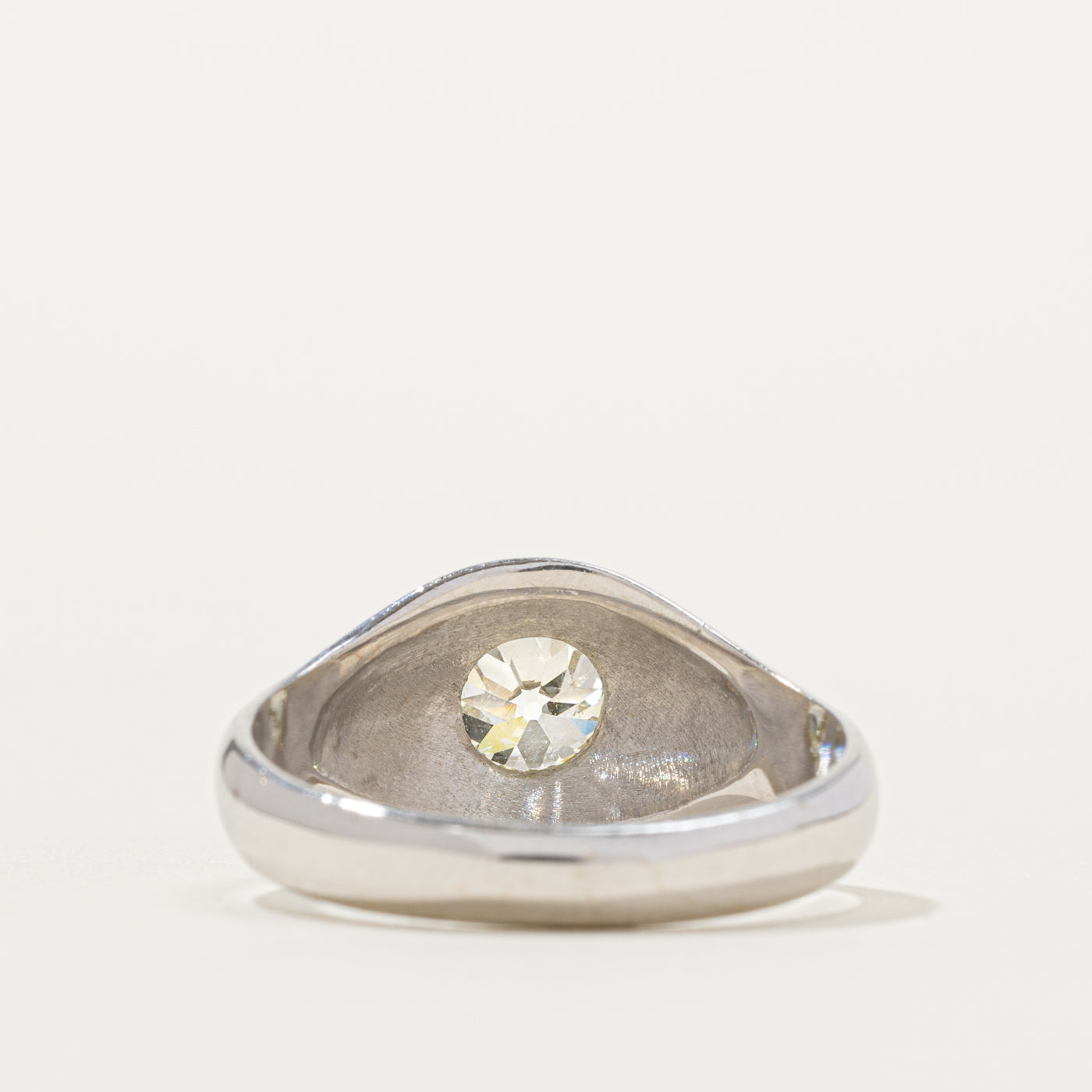 Old European Cut Diamond Dome Ring | 1.21ct VS1 M | SZ 11.25