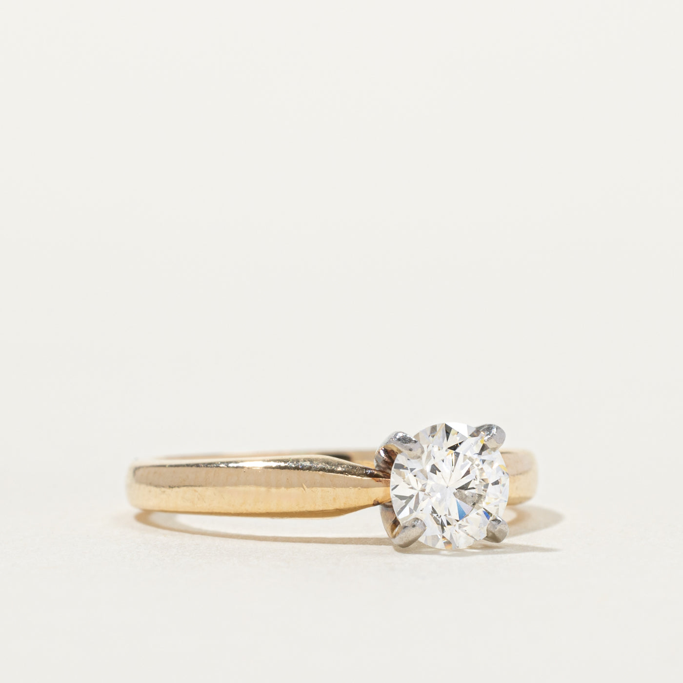 GIA Round Brilliant Cut Solitaire Diamond Ring | GIA 0.71ct SI2 G VG | SZ 6.0