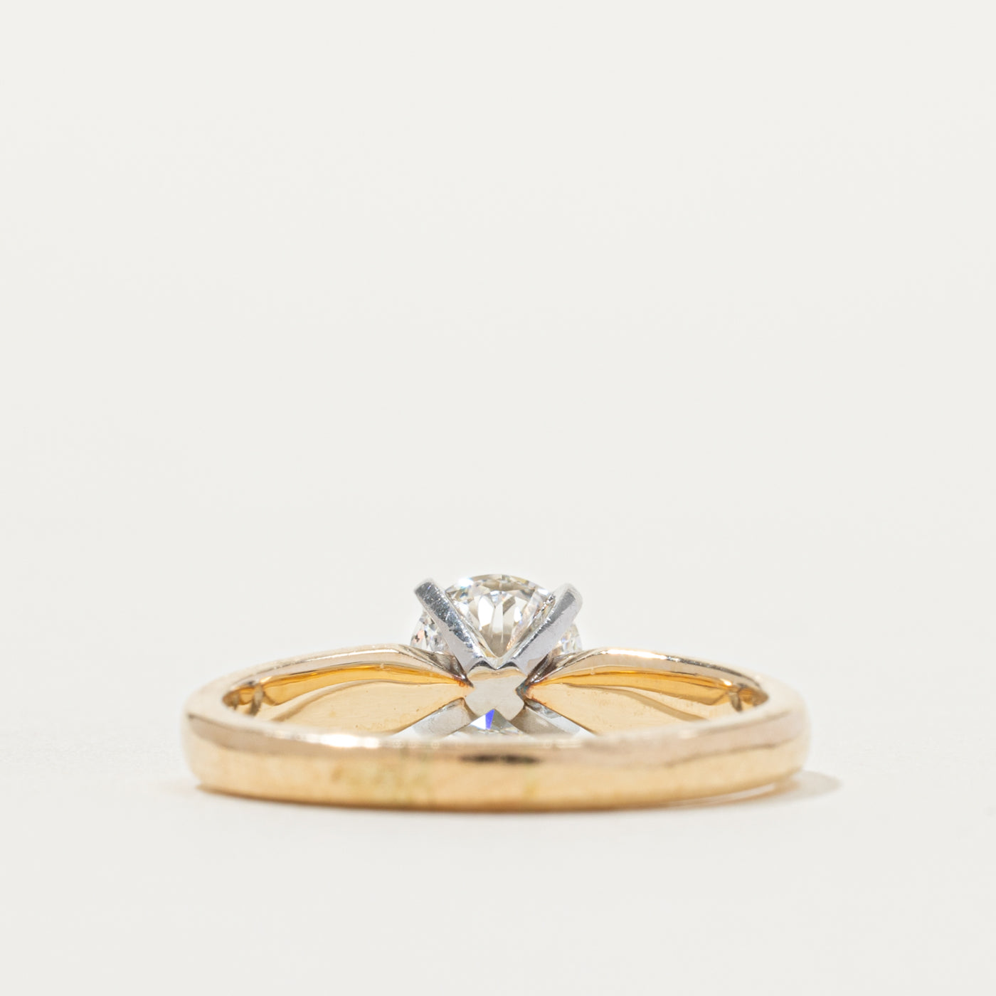 GIA Round Brilliant Cut Solitaire Diamond Ring | GIA 0.71ct SI2 G VG | SZ 6.0