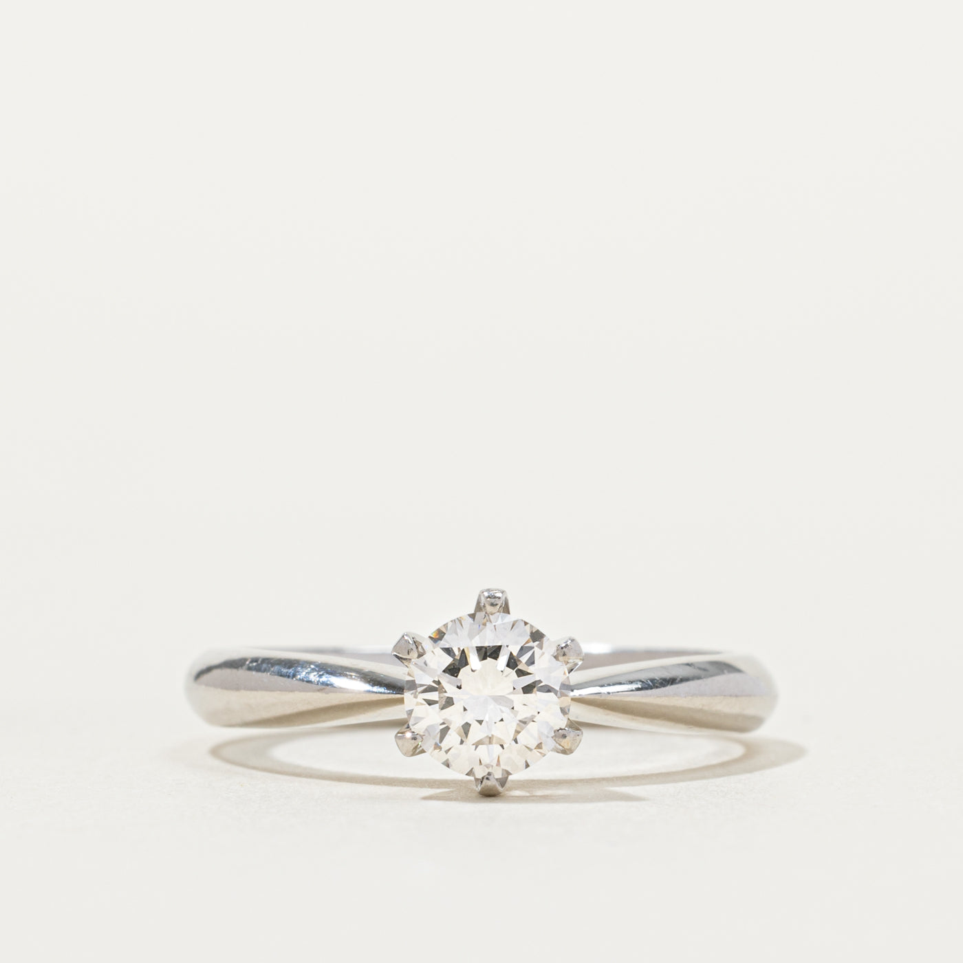 Bague en platine 900 et diamants 801-751 | Taille 6.0