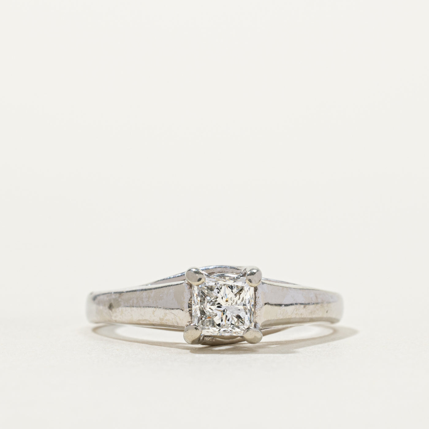 IGI Princess Cut Diamond Ring | 0.80ct I1 E/F | SZ 9.25