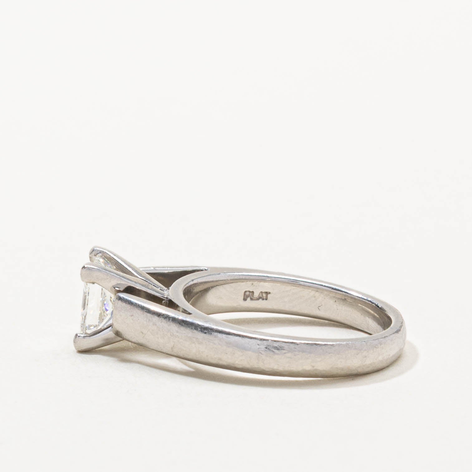 950 Platinum Princess Cut Diamond Ring | 1.04ct VS1 G | SZ 4.25