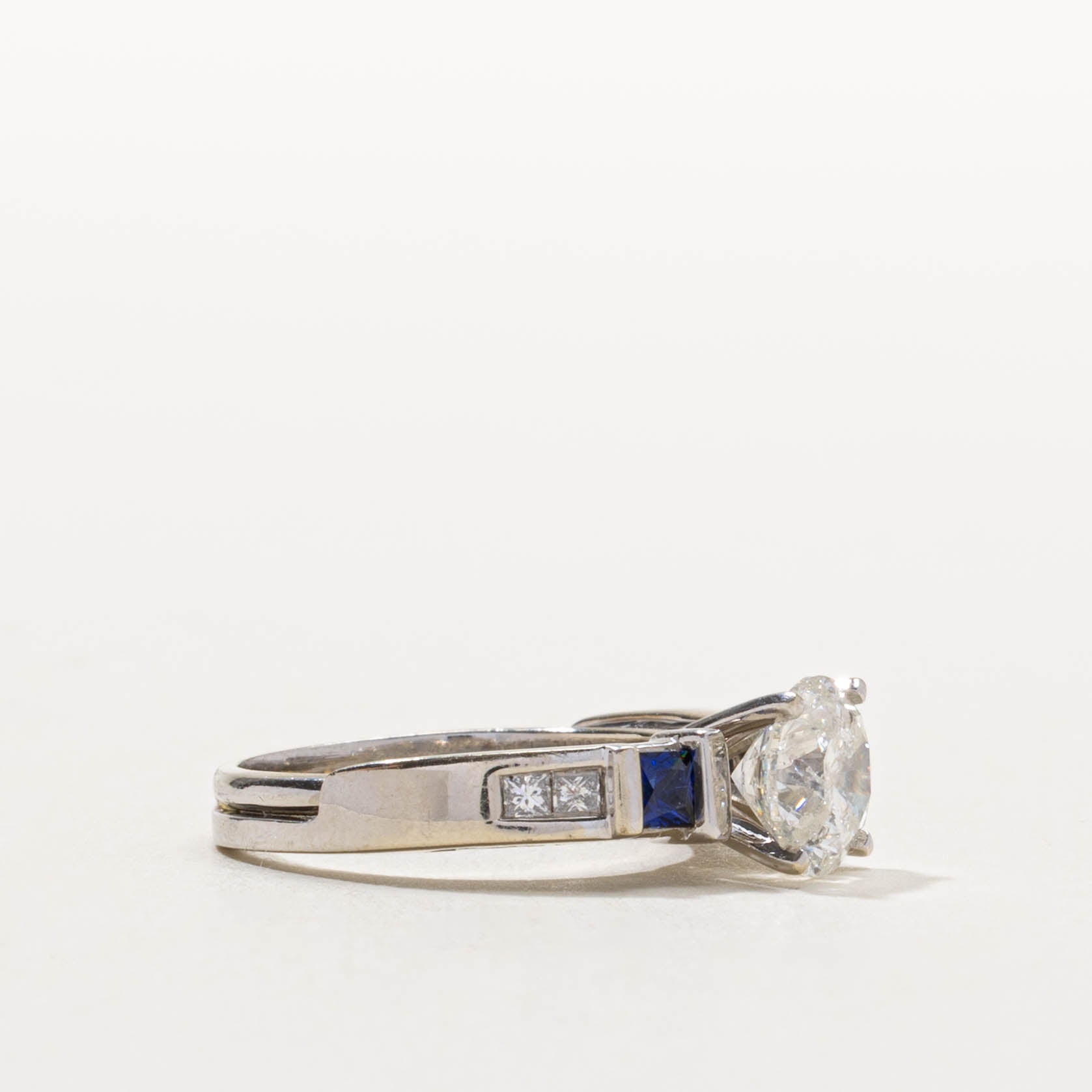 14k Diamond & Sapphire Accent Ring | 1.86ctw | SZ 6