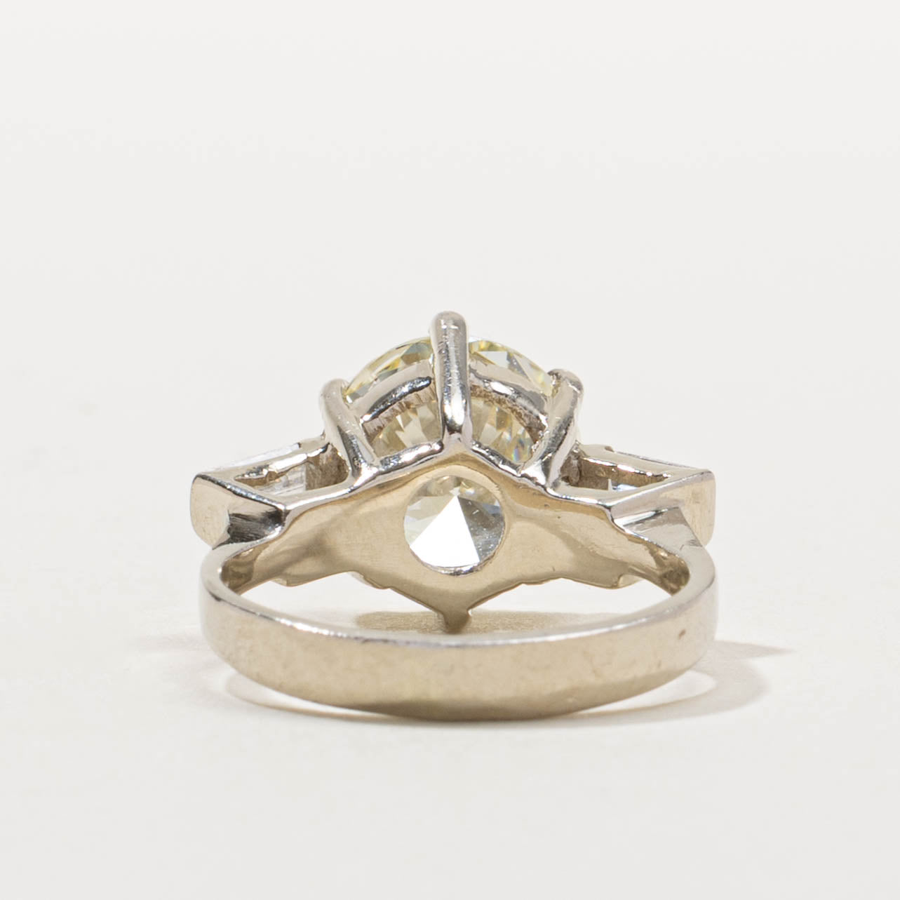 14k Solitaire Diamond Engagement Ring | 3.44ctw | SZ 5.25