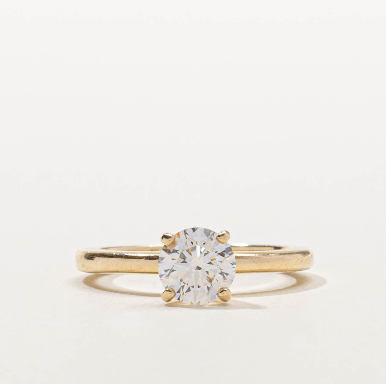 GIA Solitaire Diamond Engagement Ring | 0.75ct VVS1 I | SZ 3.75