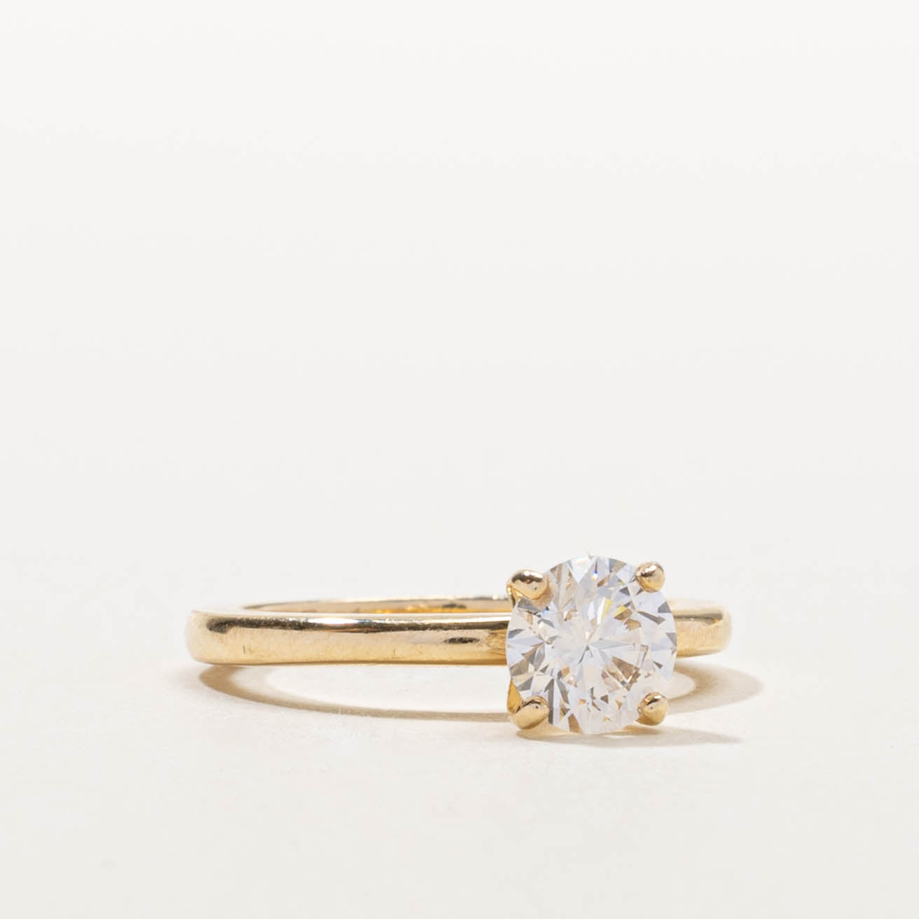 GIA Solitaire Diamond Engagement Ring | 0.75ct VVS1 I | SZ 3.75
