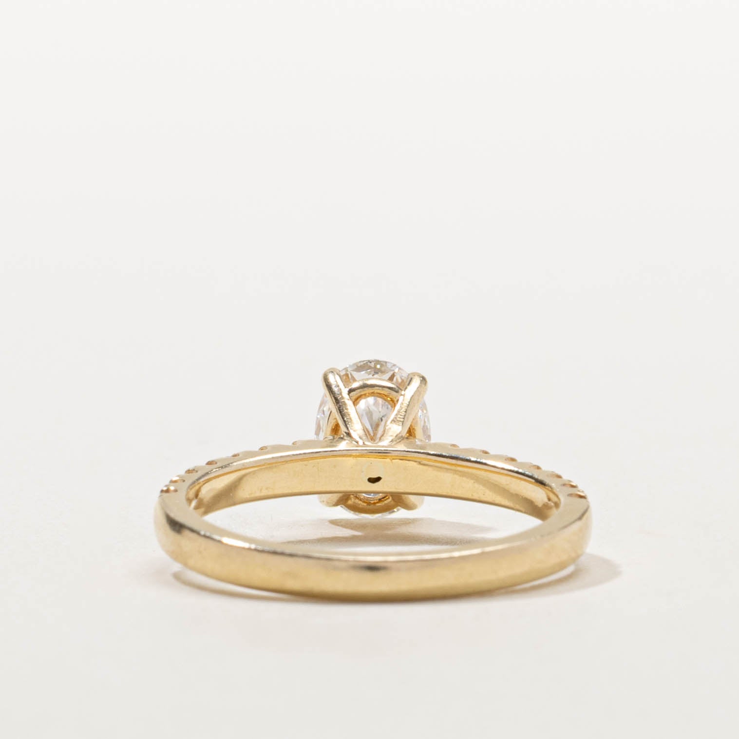 GIA Oval Cut Diamond Engagement Ring | 1.14ctw | SZ 5.75