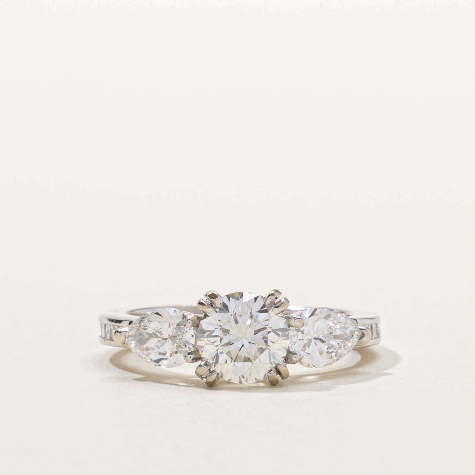 18k Three Stone Diamond Ring | 1.72ctw | SZ 5.25