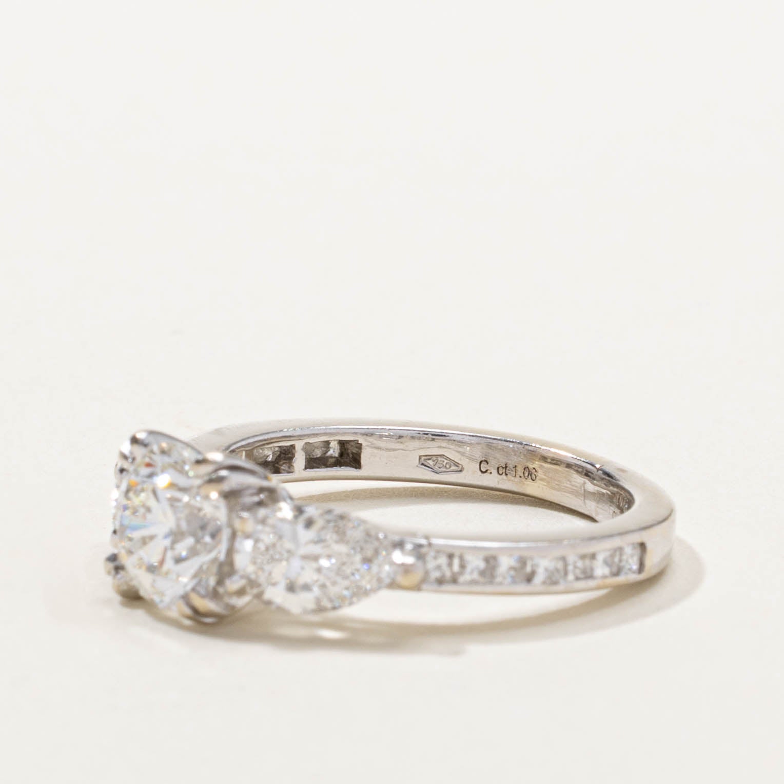 18k Three Stone Diamond Ring | 1.72ctw | SZ 5.25