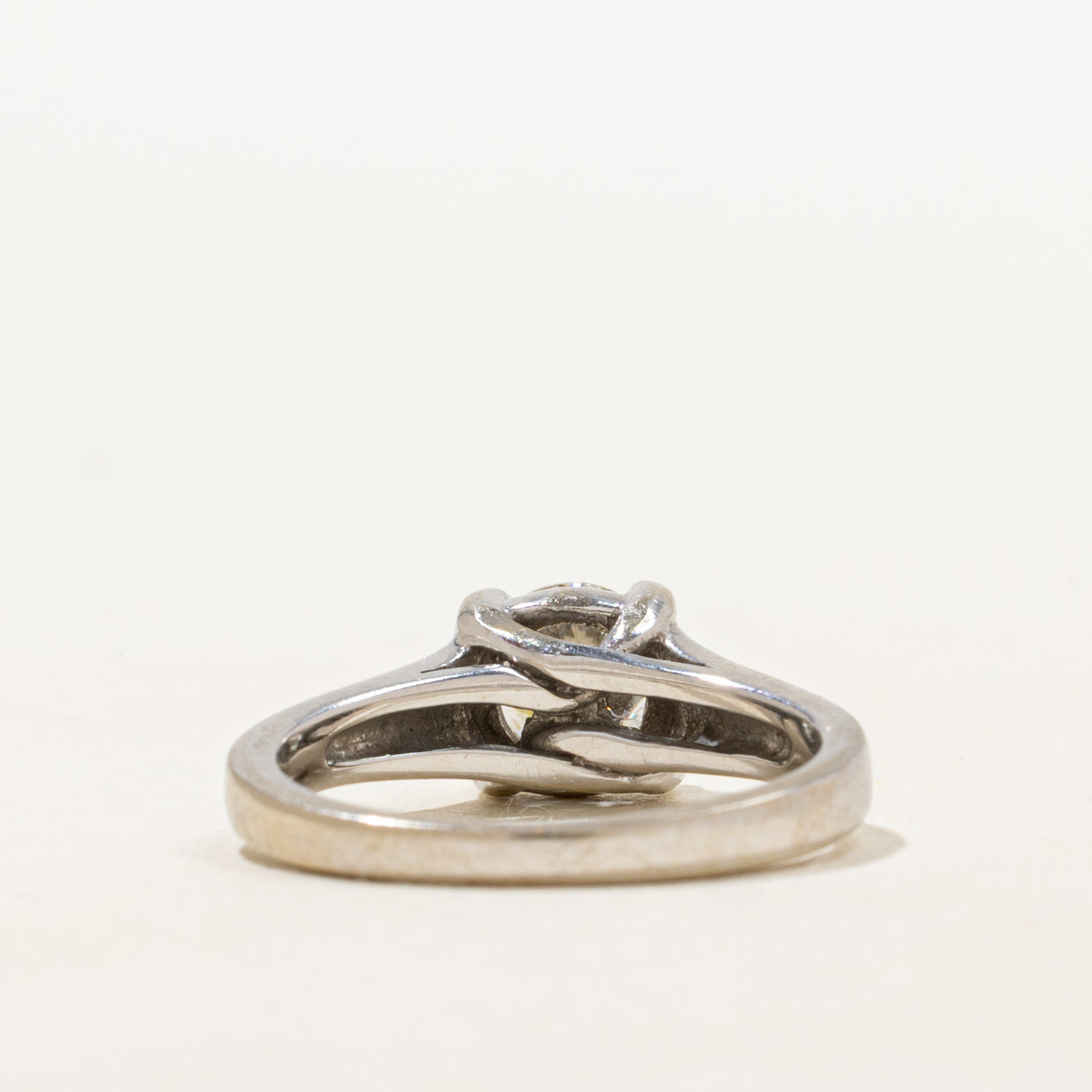 GIA Solitaire Diamond Engagement Ring | 0.80ct SI2 J Ex | SZ 5