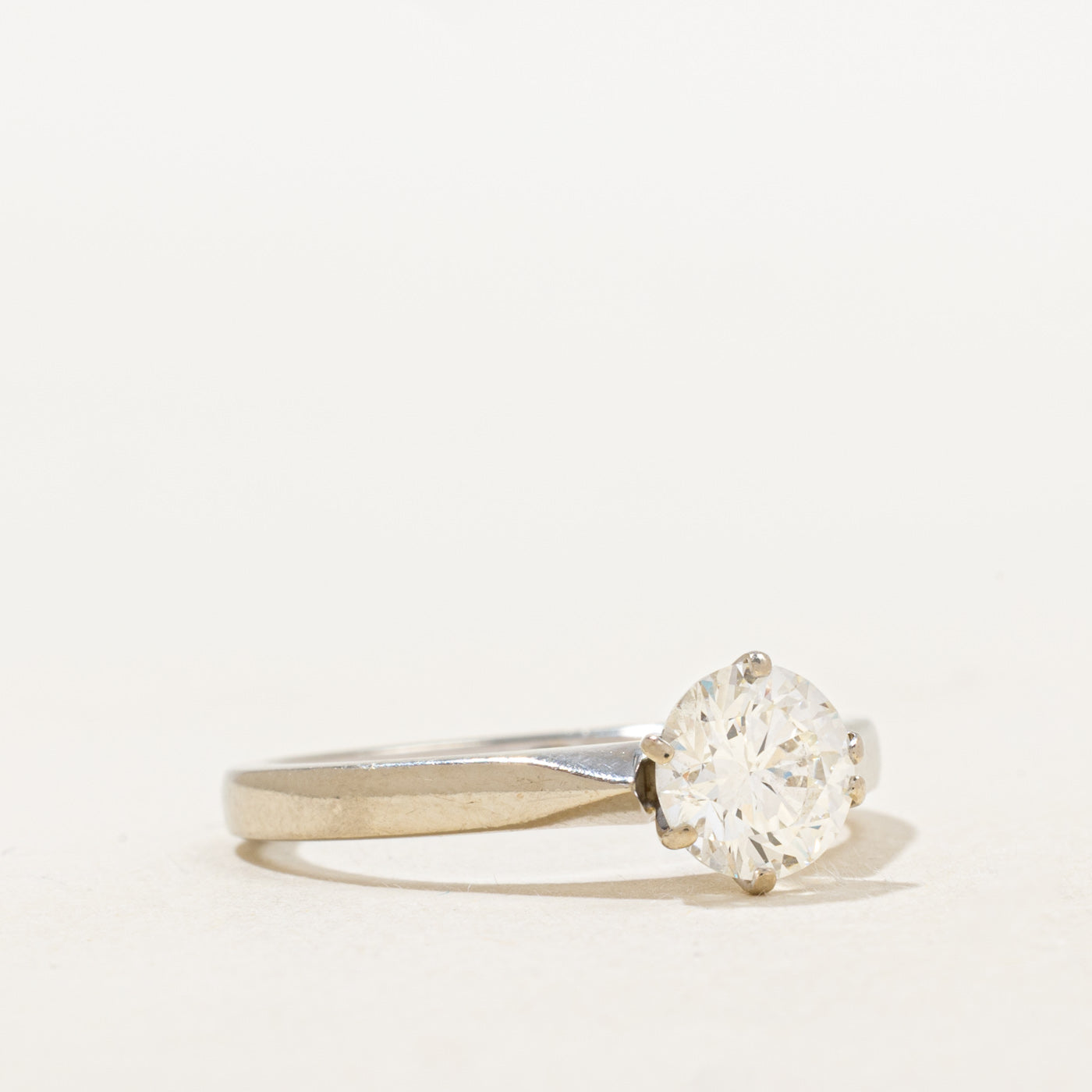 Solitaire Diamond Engagement Ring | 1.01ct VS2 I Ex | SZ 7