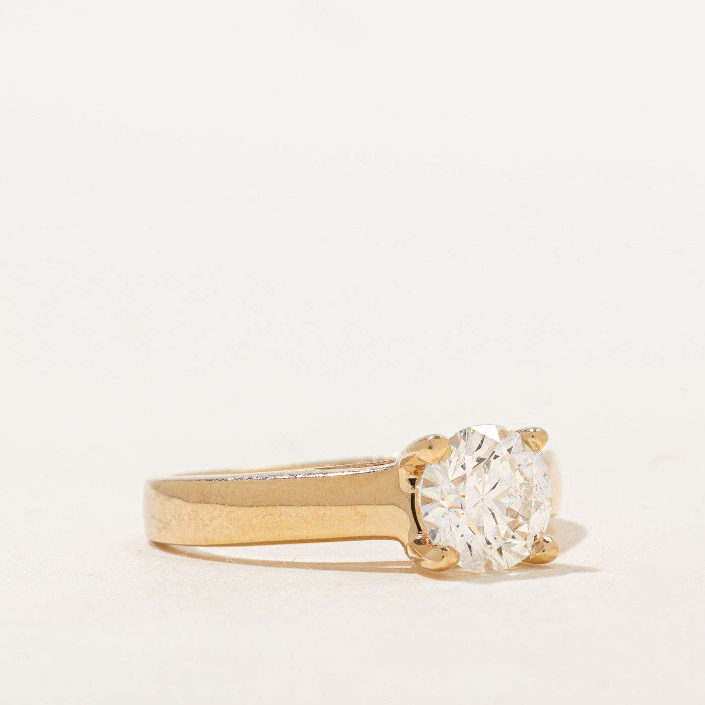 Solitaire Diamond Engagement Ring | 1.50ct SI2 H Ex | SZ 8.5