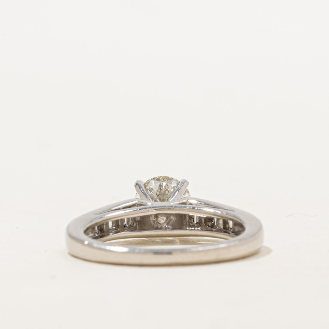 Platinum Diamond Engagement Ring | 1.07 I1 H/I, 0.33ctw | SZ 6.5