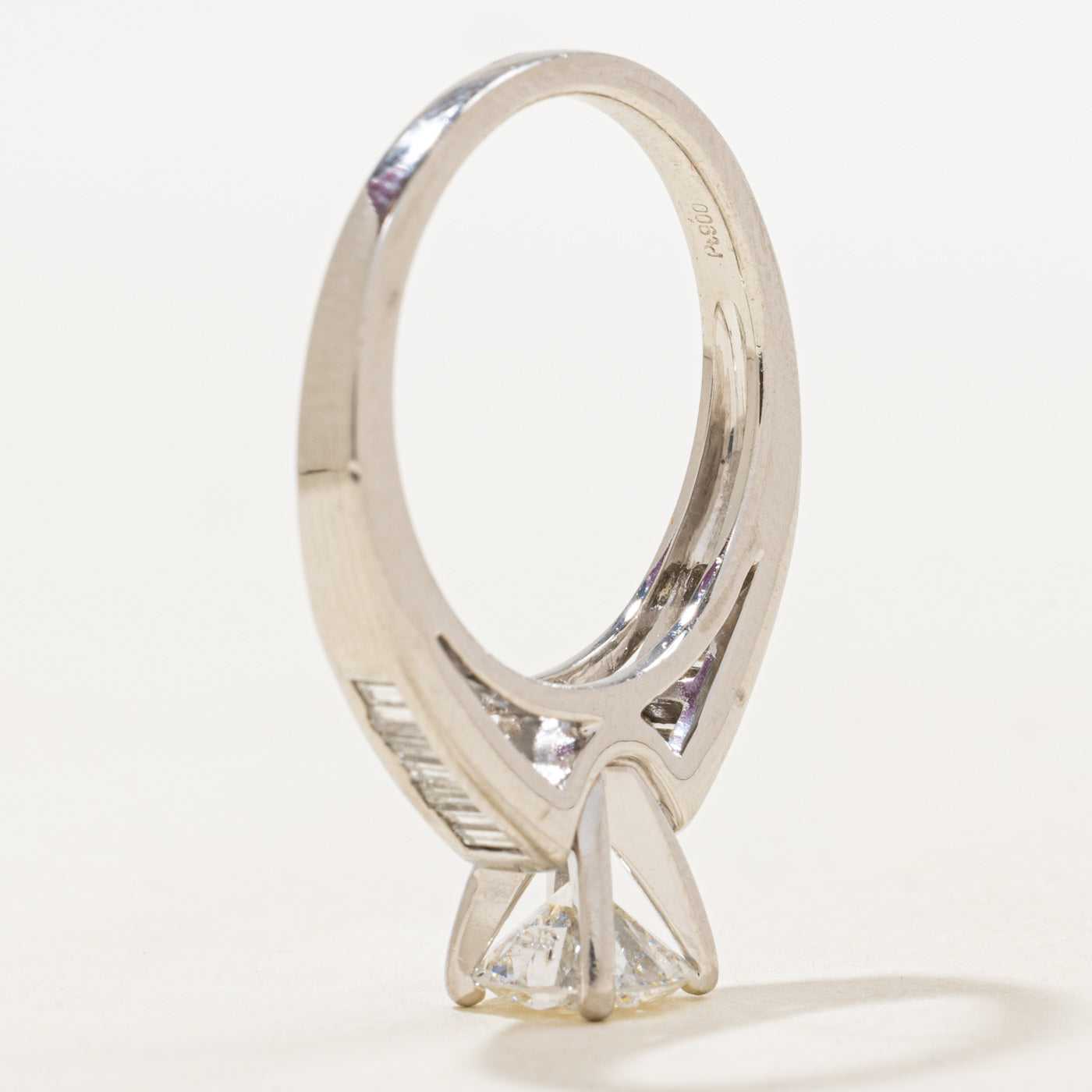 Platinum Diamond Engagement Ring | 1.07 I1 H/I, 0.33ctw | SZ 6.5