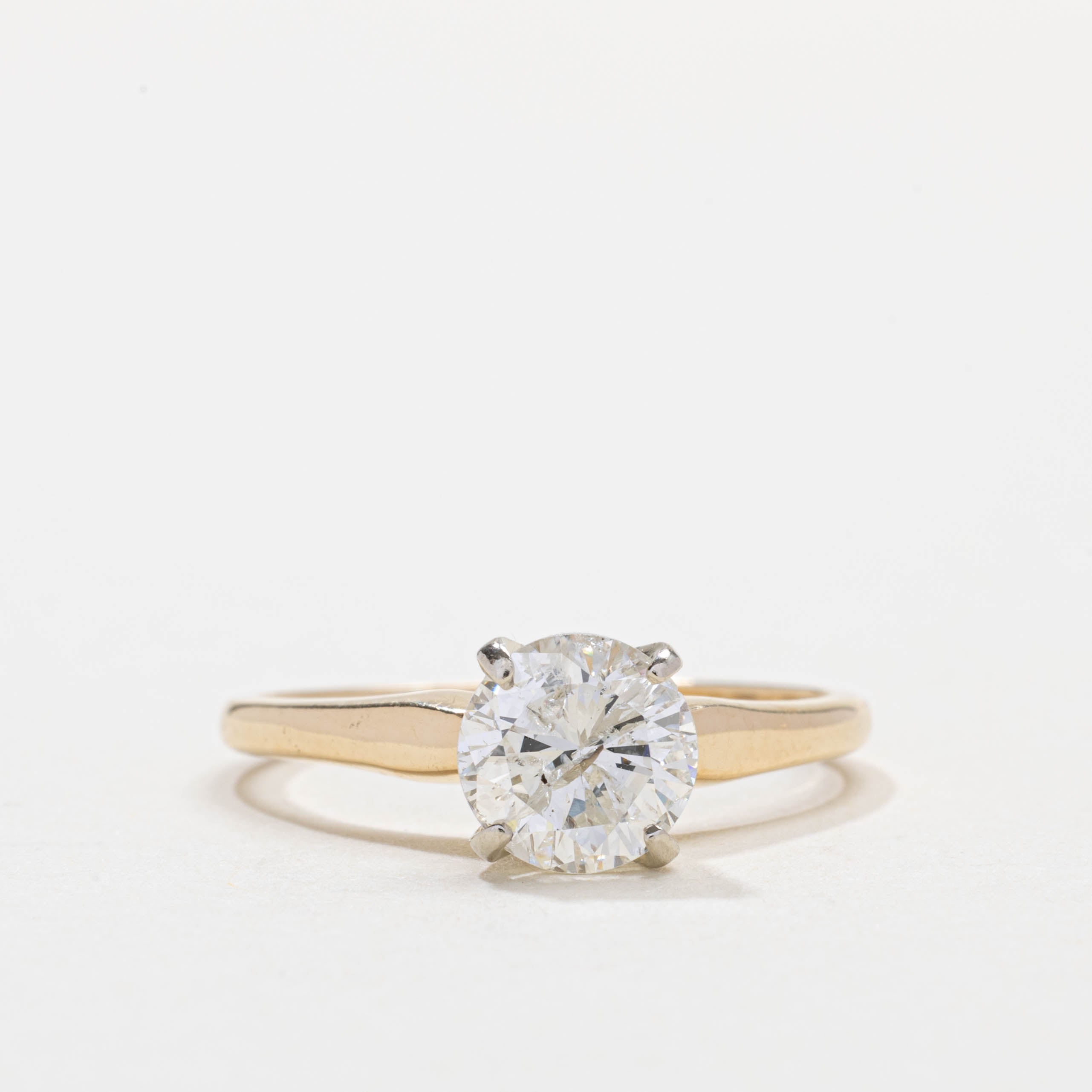18K Solitaire Diamond Ring | 1.30ct I1 I | SZ 8.0