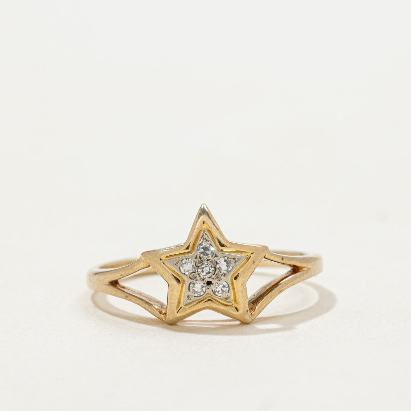 Diamond Star Cluster Ring | SZ 7.25