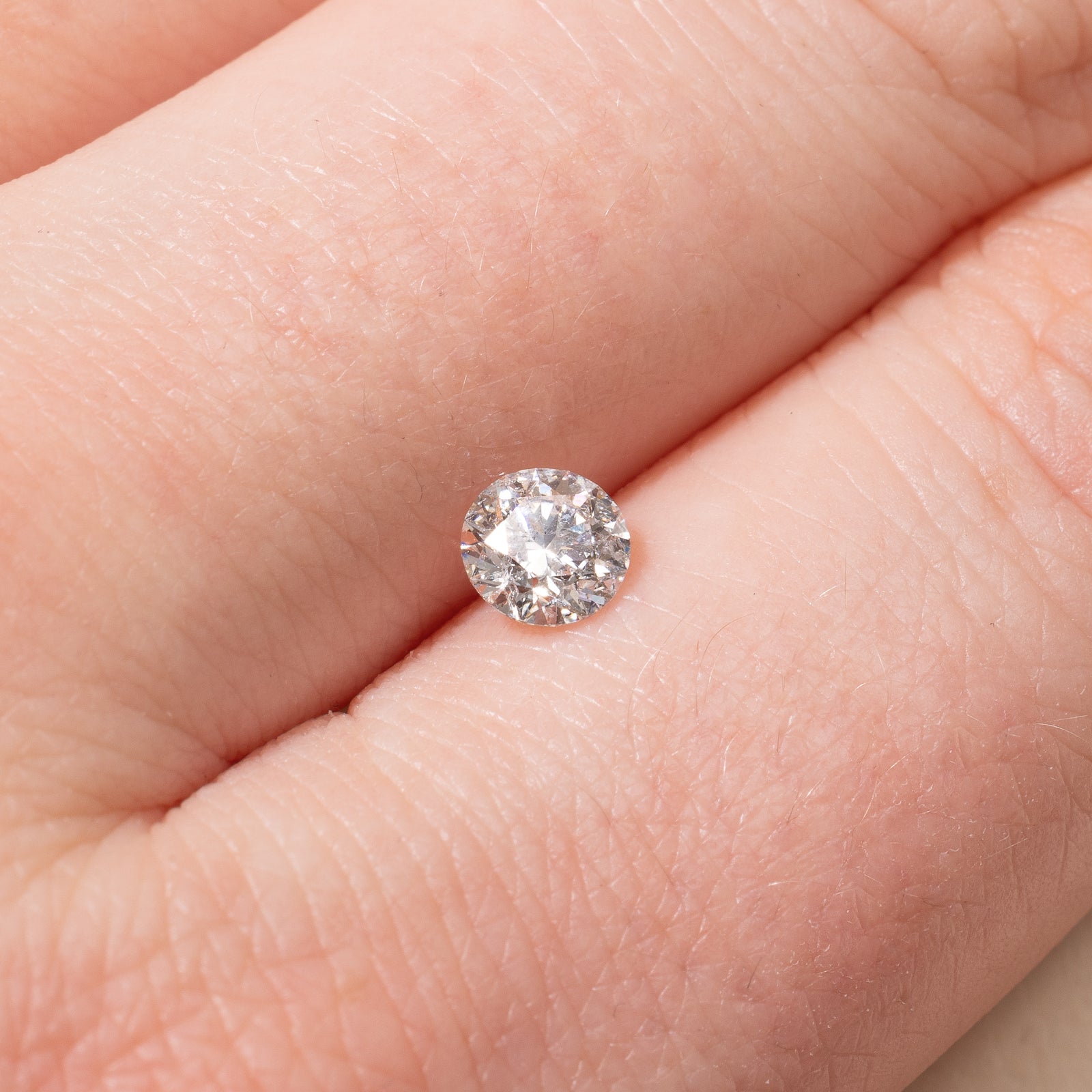 Diamant canadien rond taille brillant non serti | 0,53 ct I1 E |